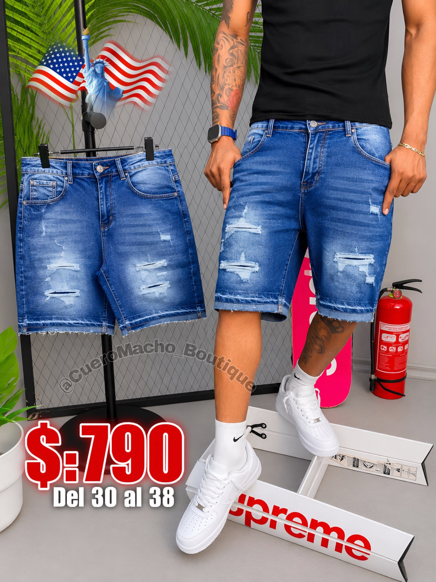 Bermudas Jeans