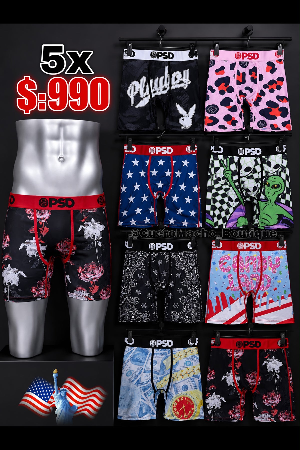 Boxer PSD 5x $:990