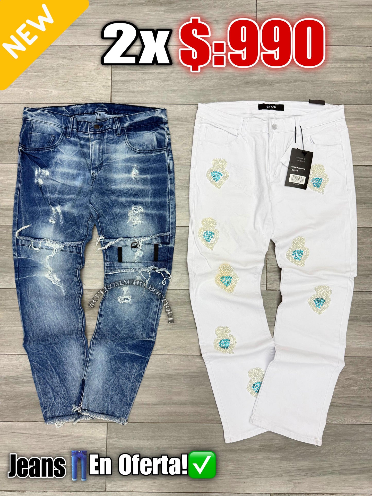 Pantalones en oferta 2x $:990