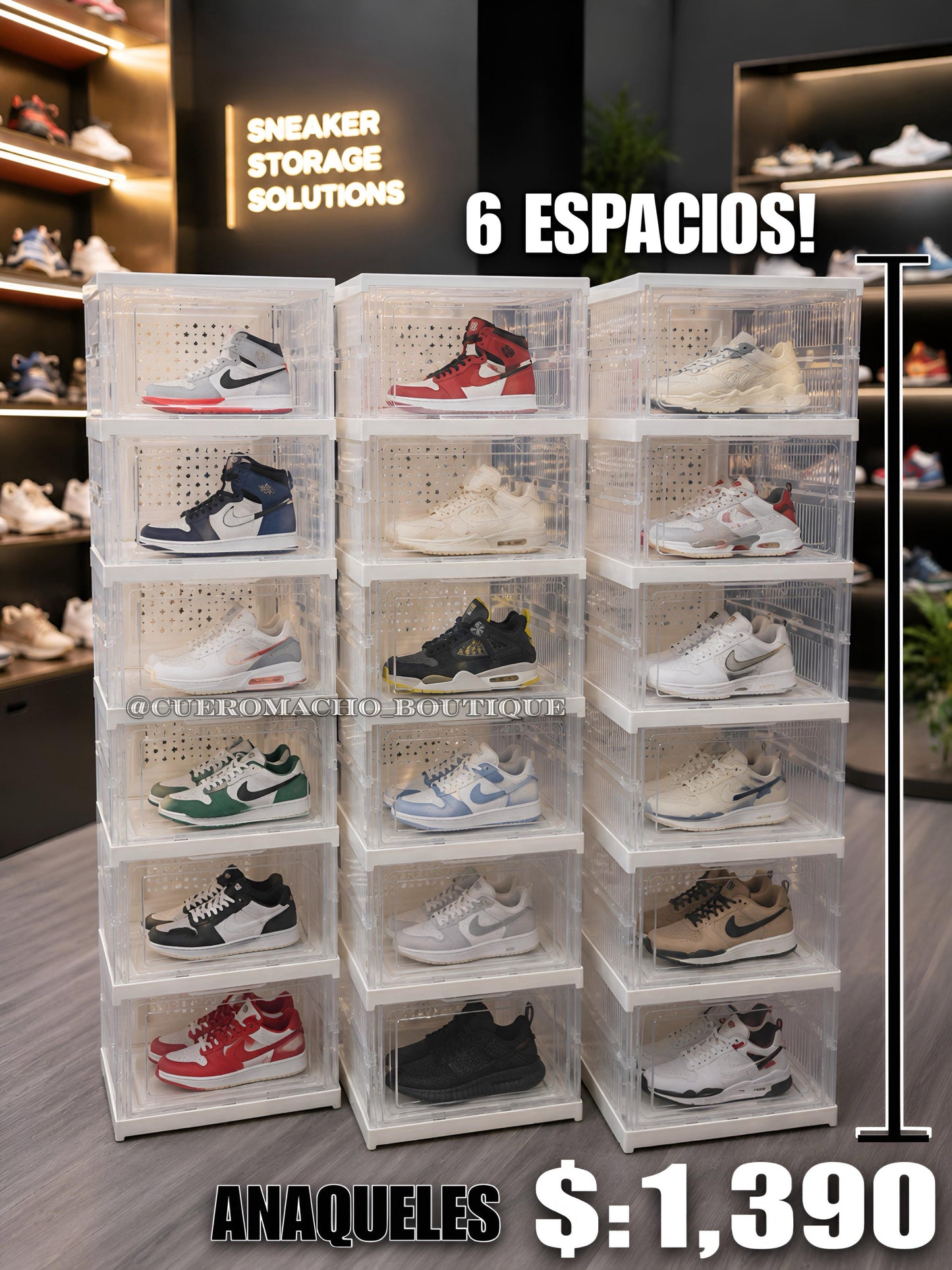 Cajones de guardar tenis