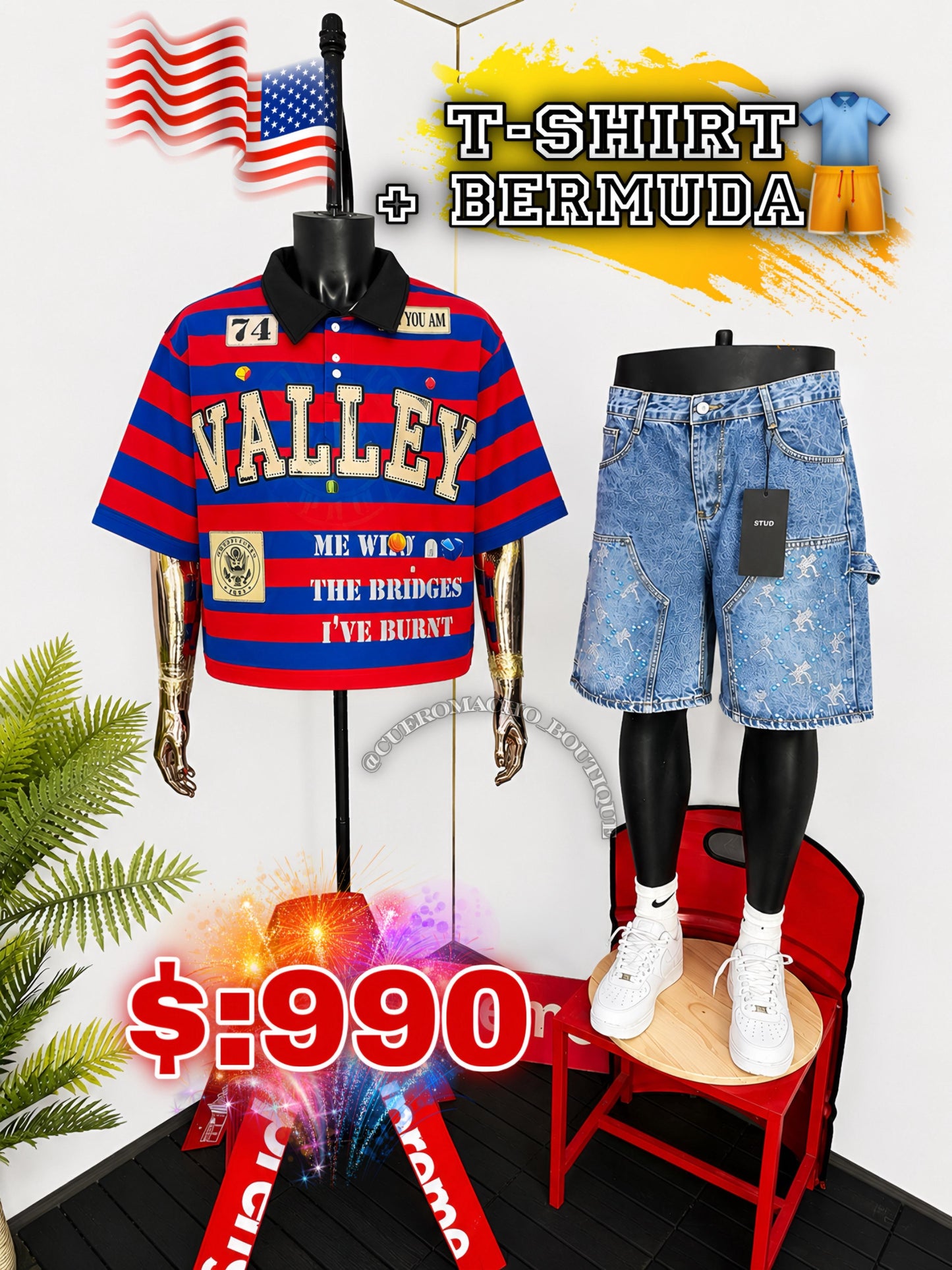 Poloche + Bermuda $:990