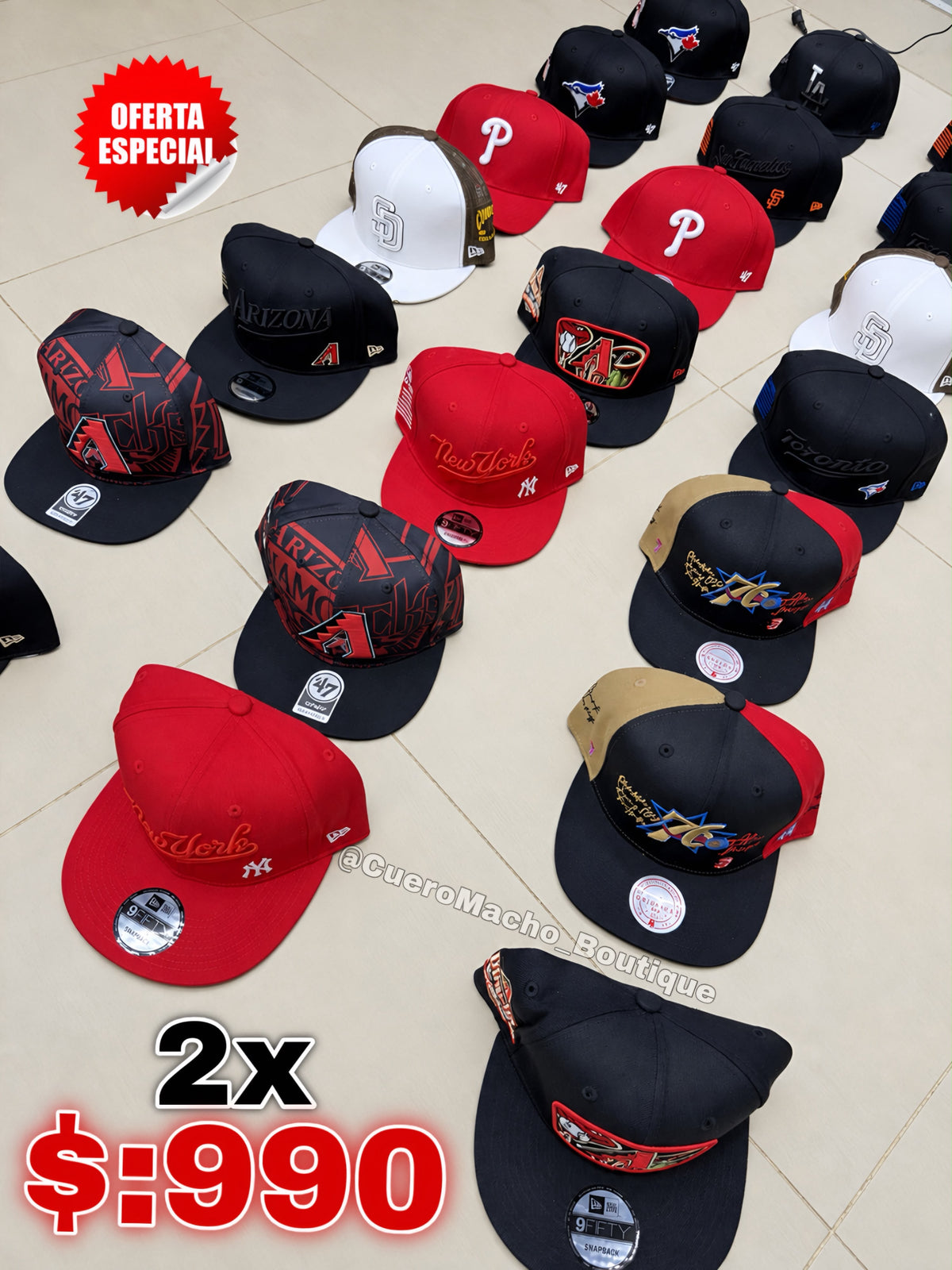 Gorras 2x $:990