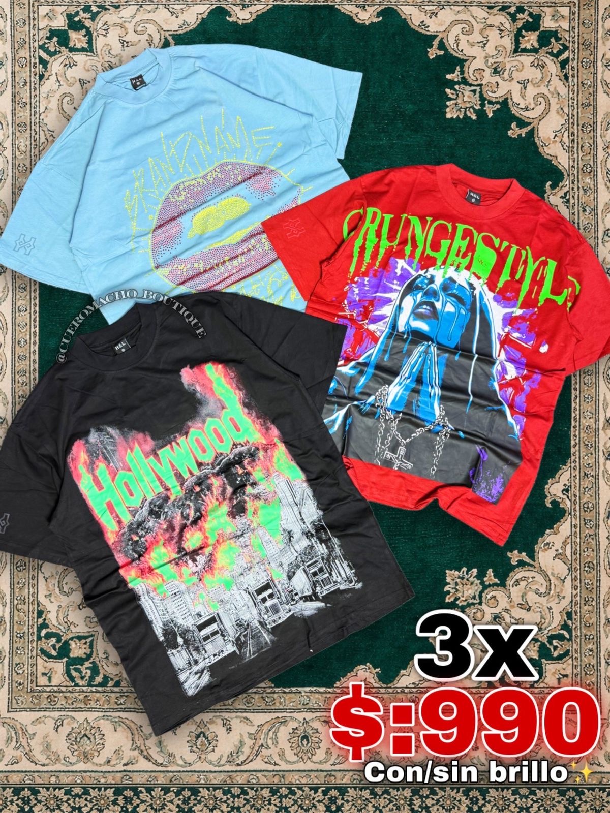 T-shirt de Brillo💎 3x $:990