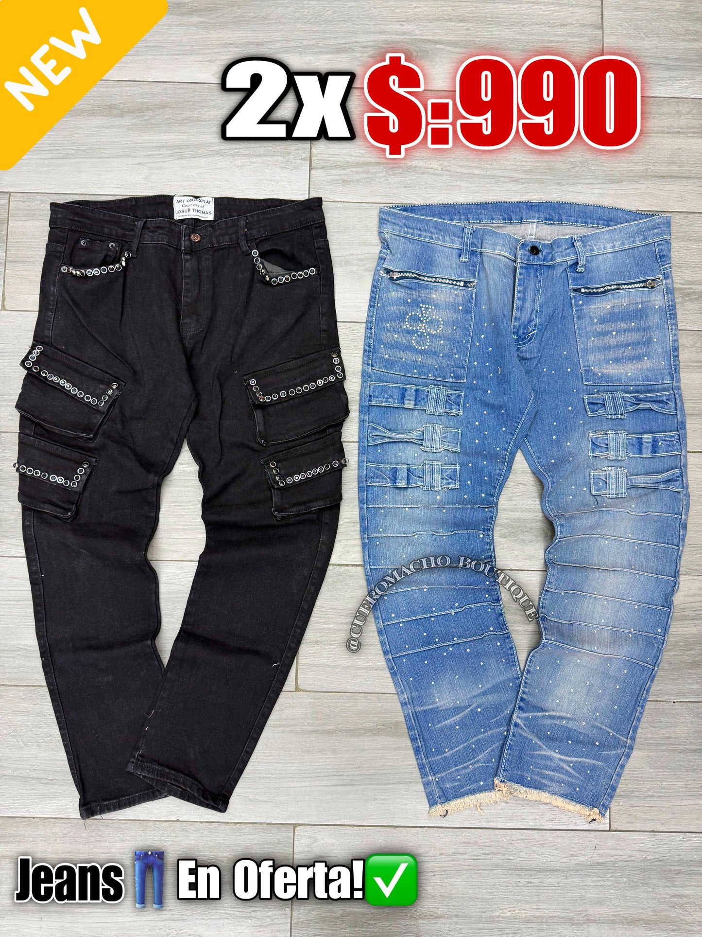 Pantalones en oferta 2x $:990