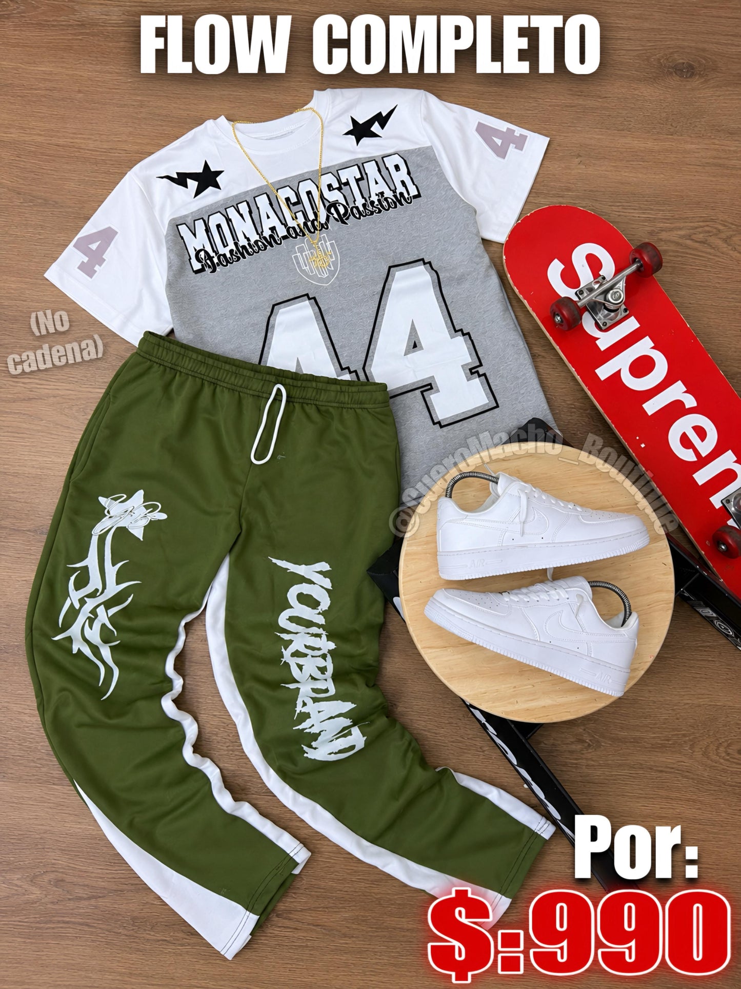 Combo $:990 flow entero