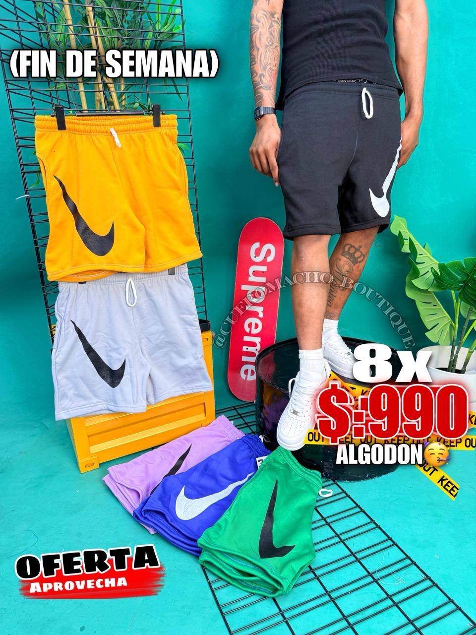 Bermudas Algodón 8x $:990