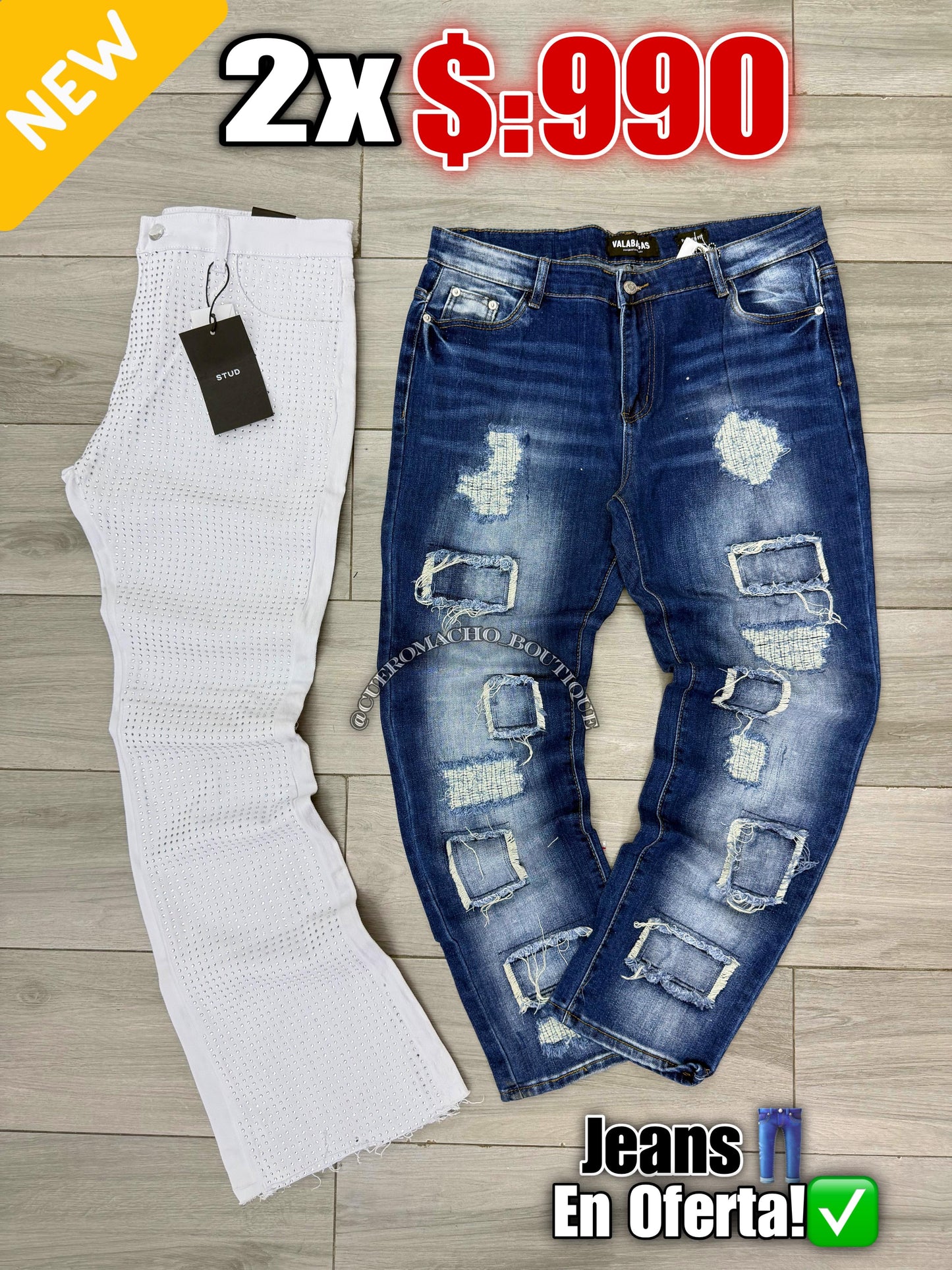 Pantalones en oferta 2x $:990