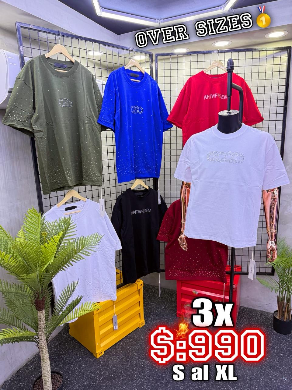T-shirt en oferta 3x $:990