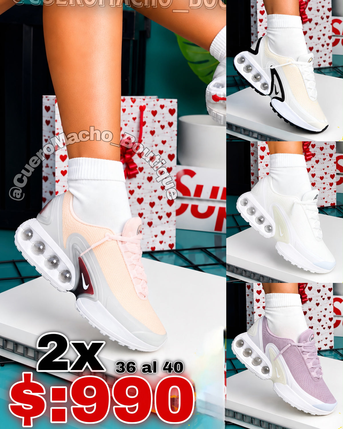 Nike Max damas 2x $:990