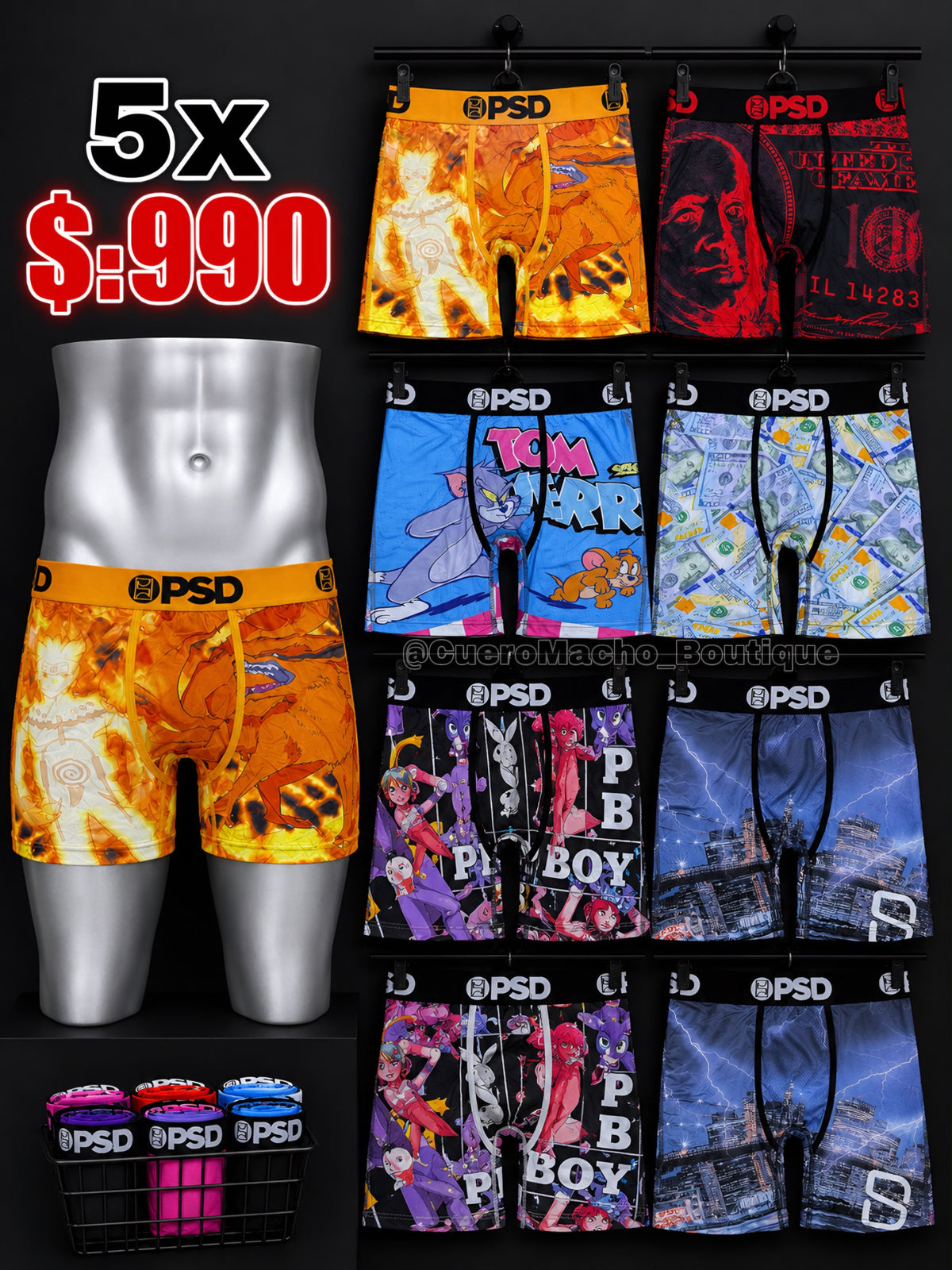 Boxer PSD 5x $:990