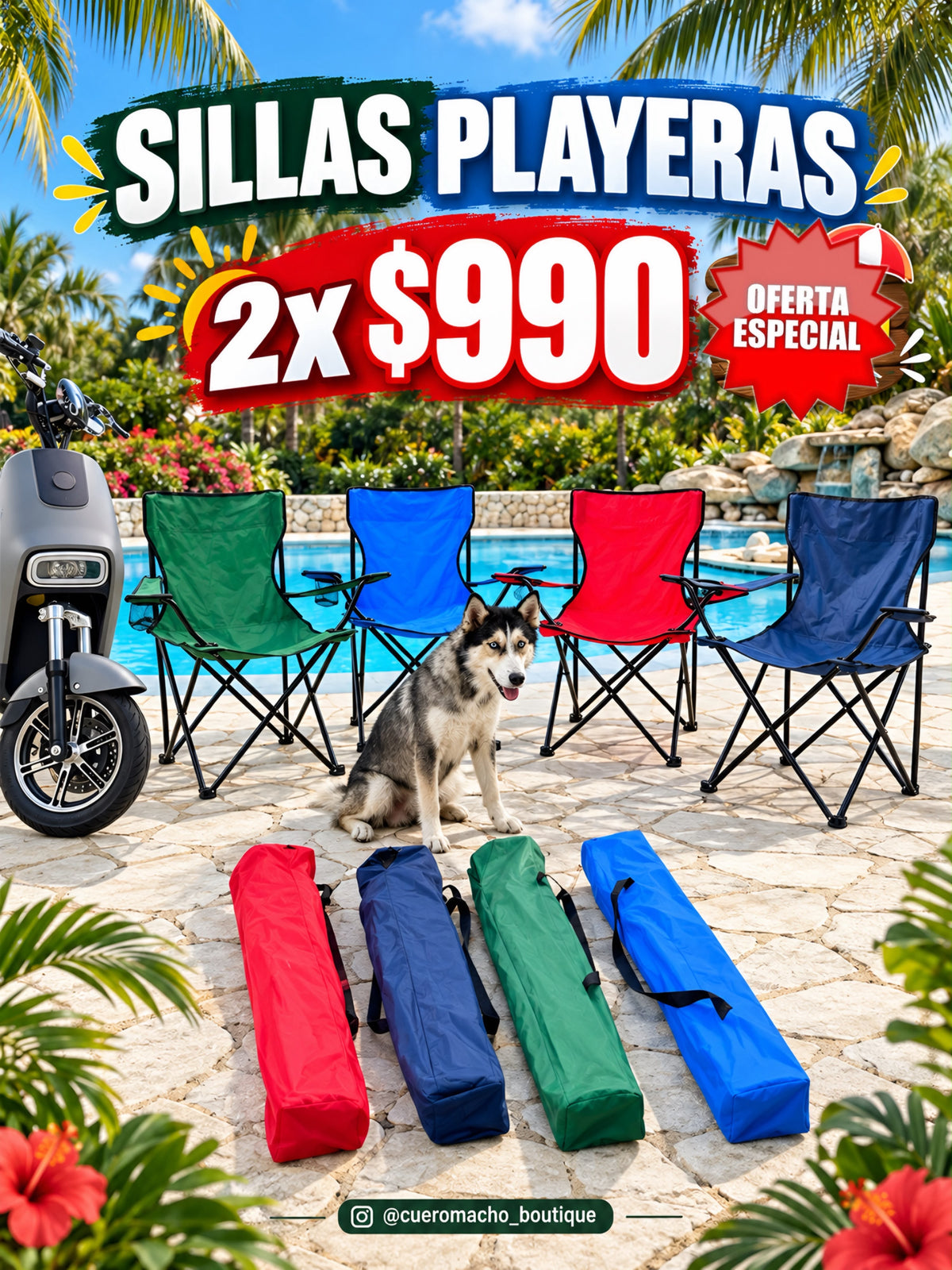Sillas Playeras 2x $:990