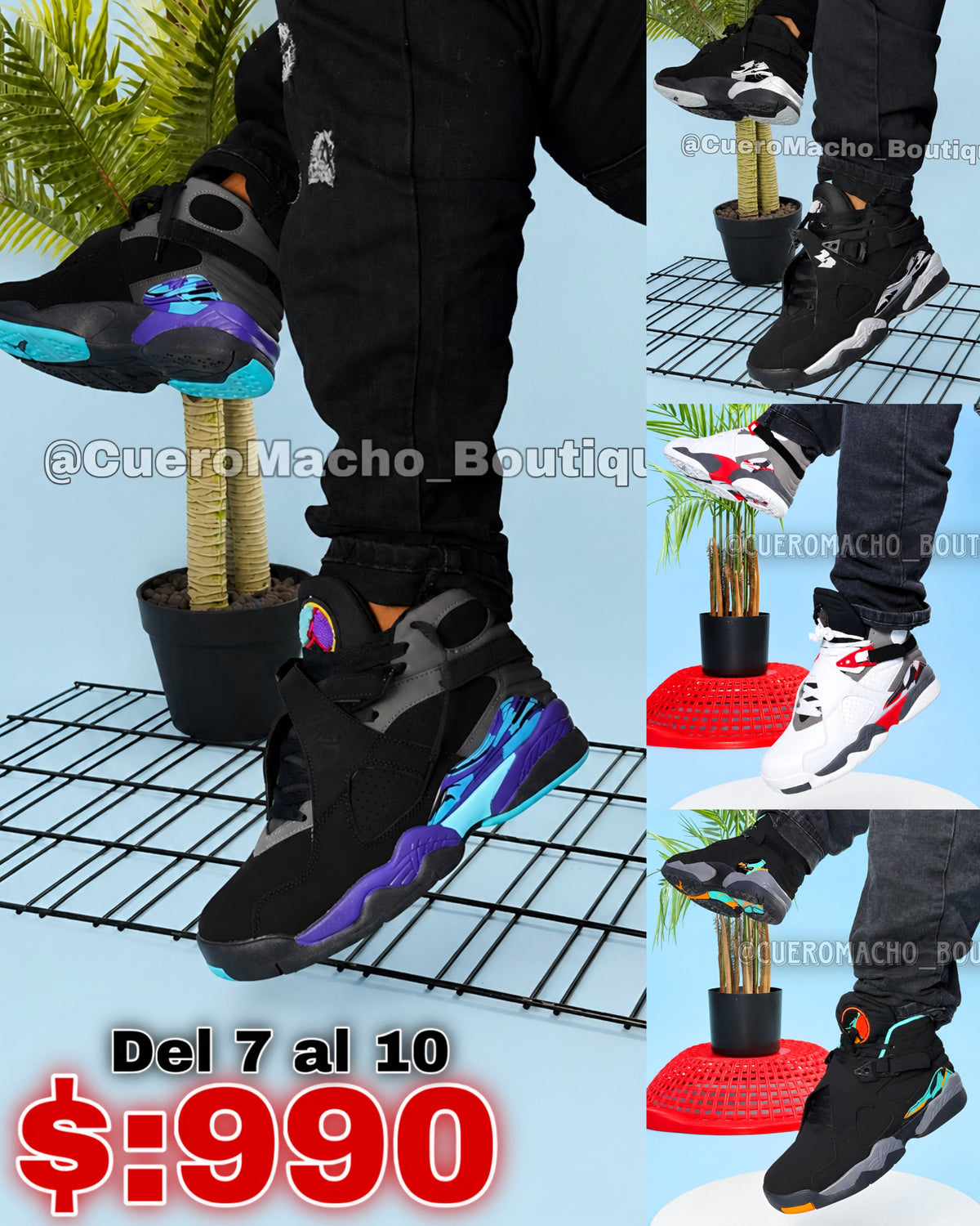 Jordan 8 Ofertas $:990
