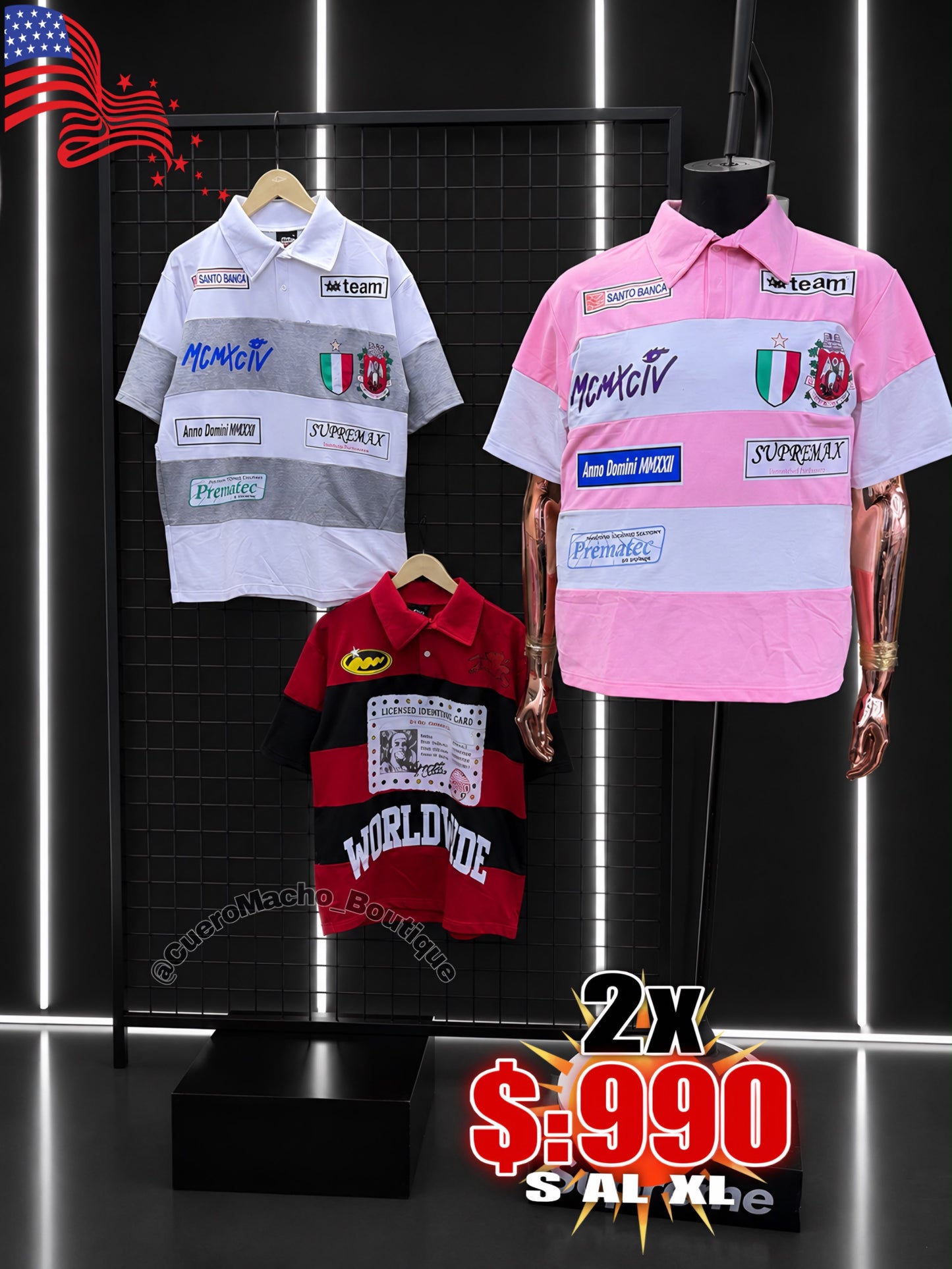 Poloche cuello rayas