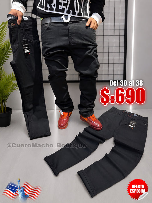 Pantalón Liso Negro