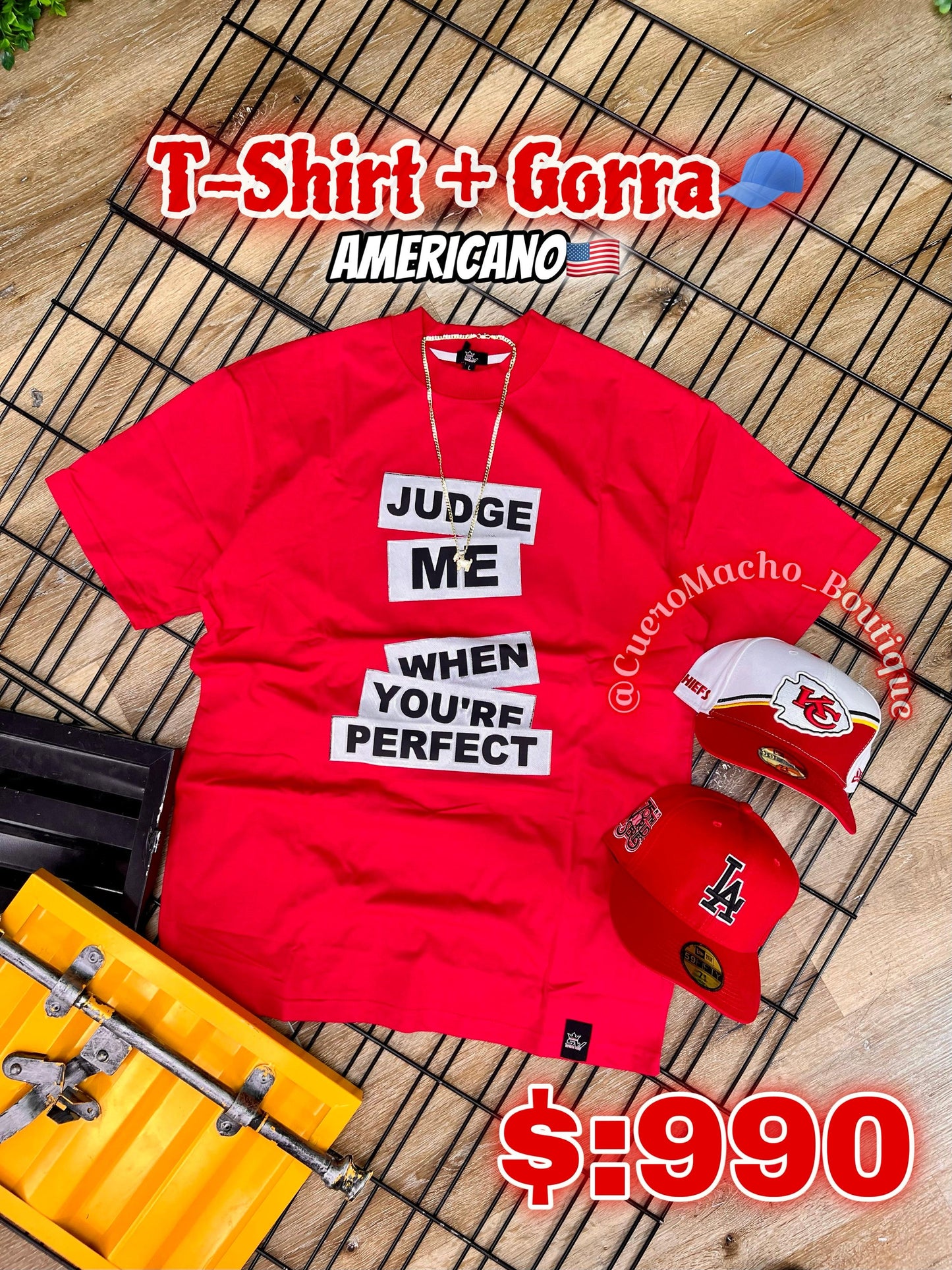 T-shirt + Gorra $:990