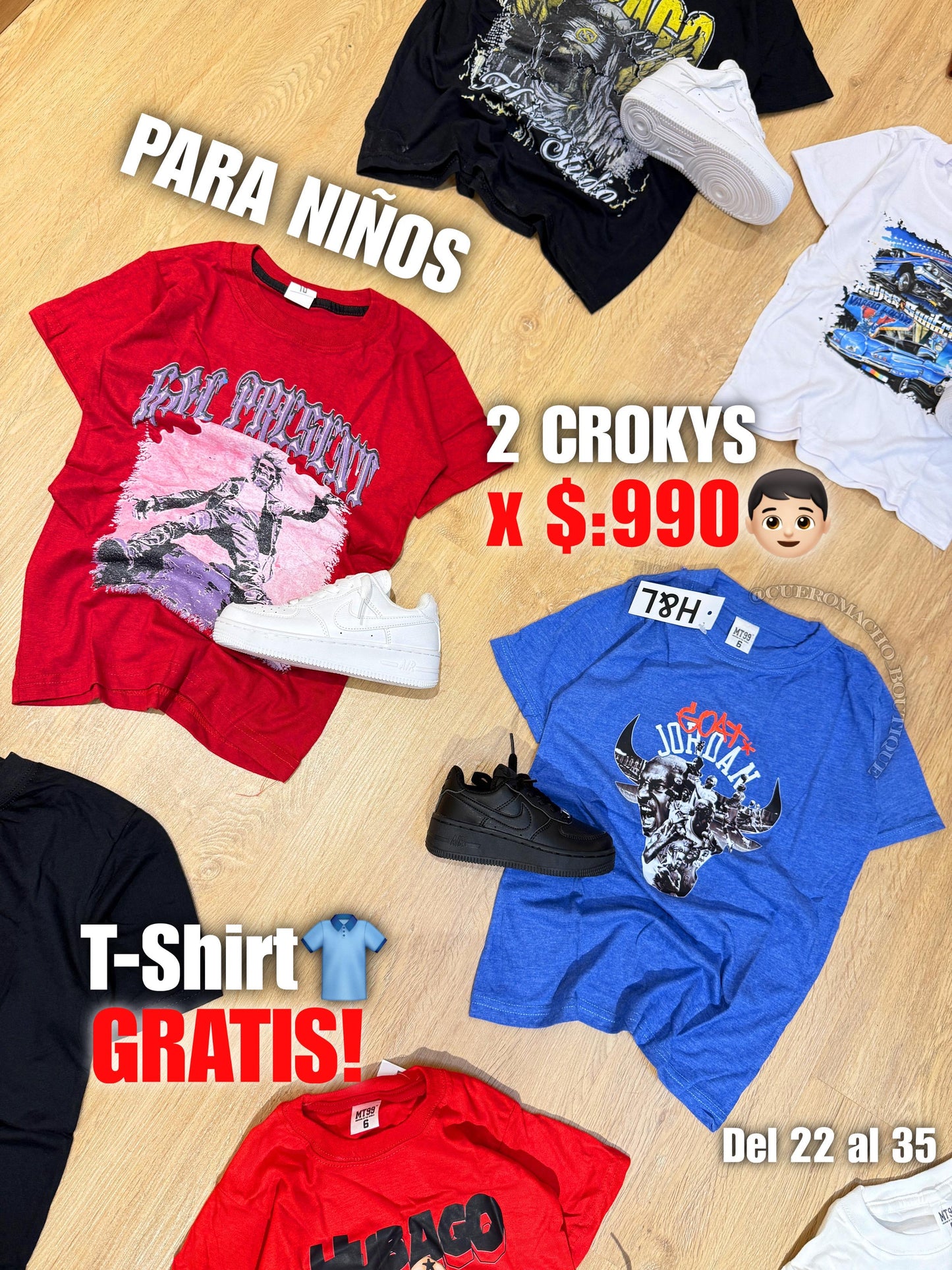 Croker de niños 2x $:990