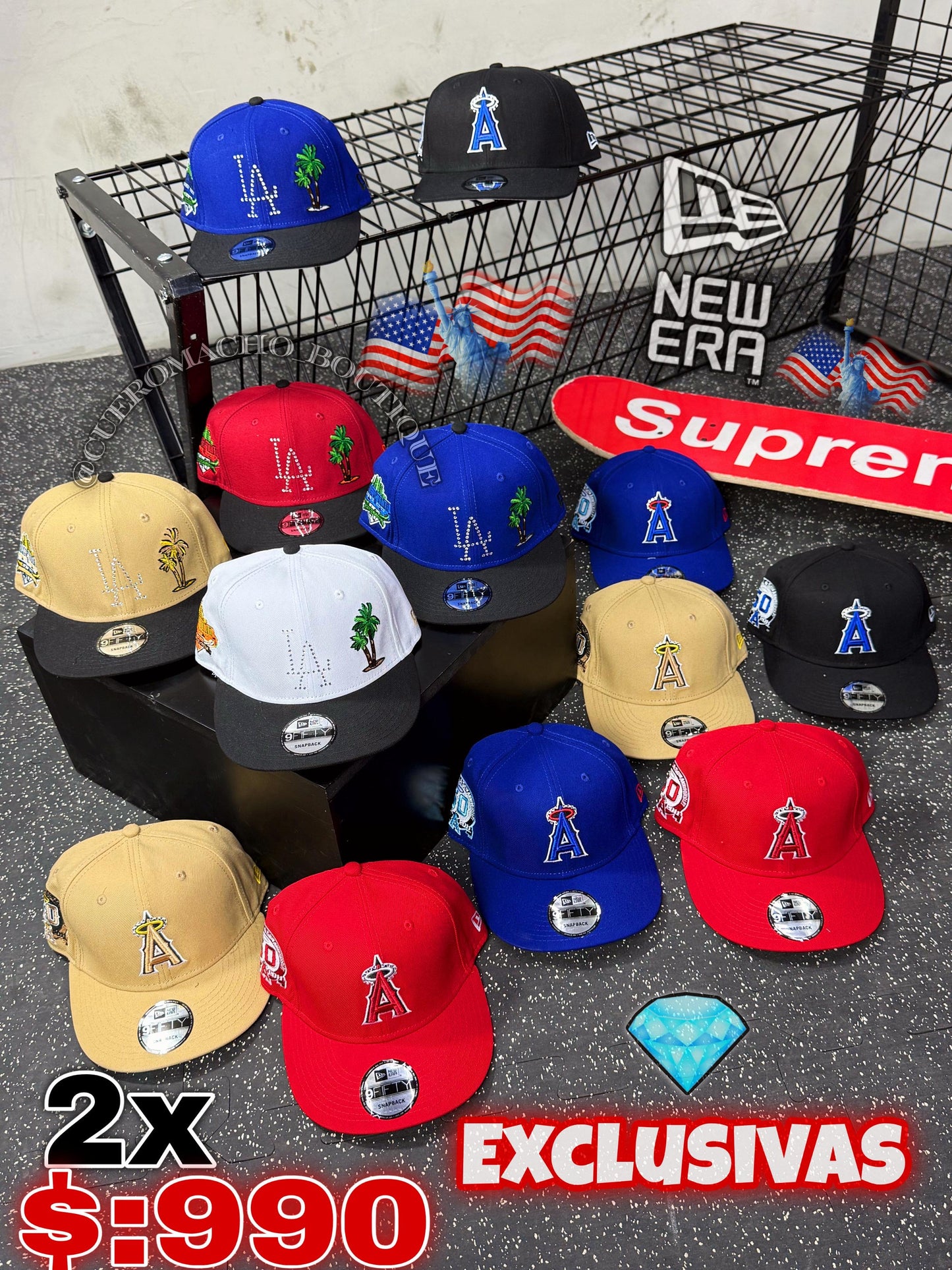 Gorra New era De brillo ( 2x $:990 )
