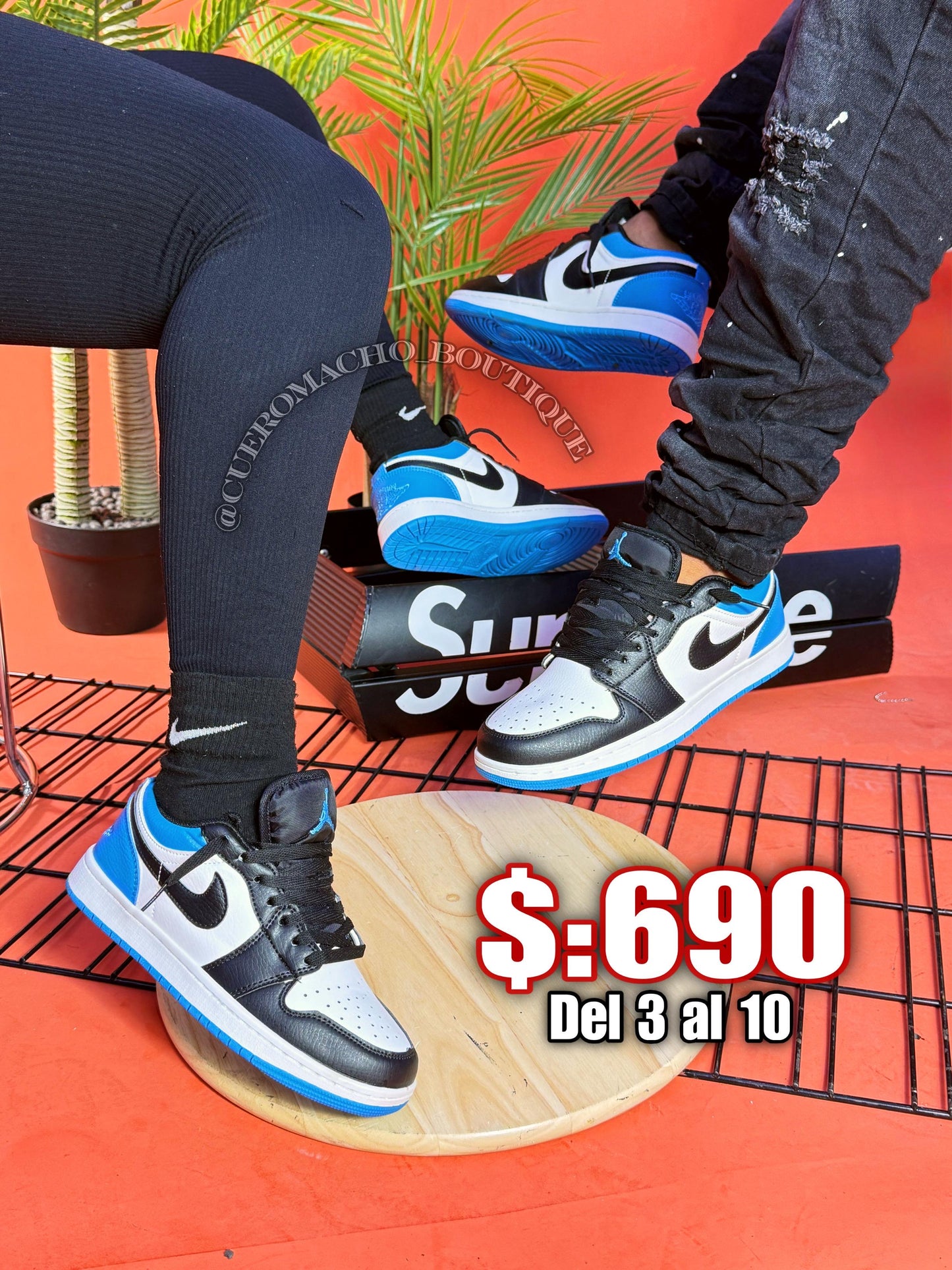 Jordan 1 bajito $:690