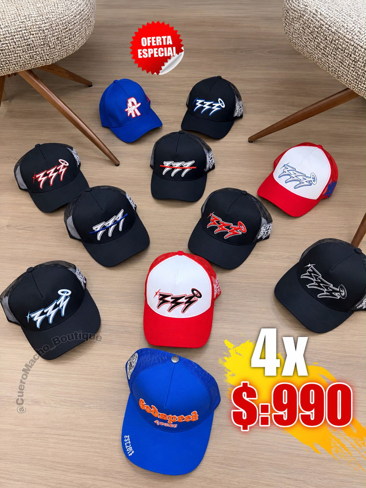 Gorra 333 oferta 4x $:990