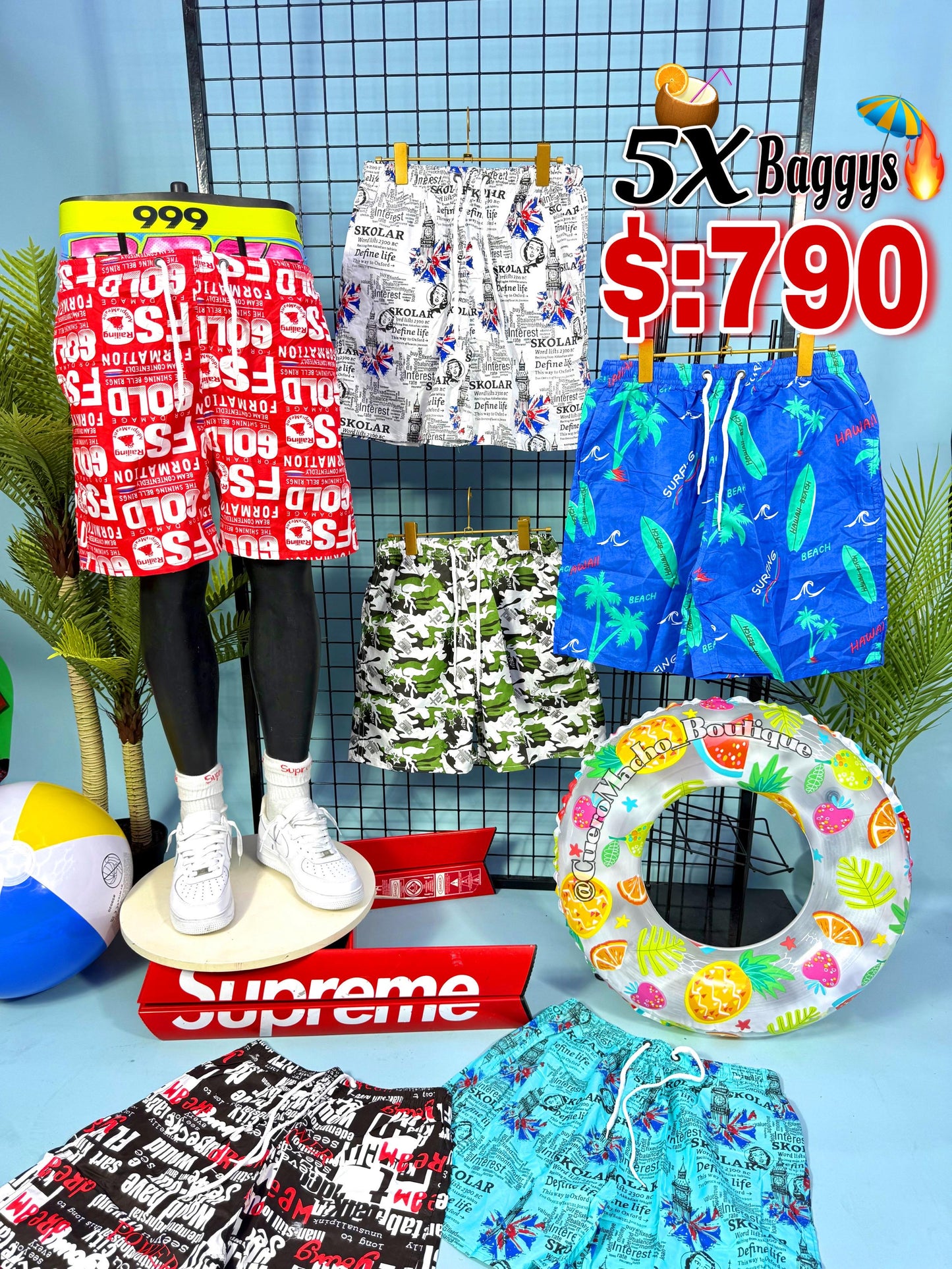 Baggies Playeros🏝️ 5x $:790