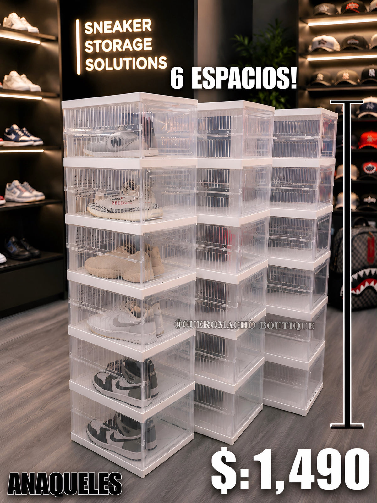 Cajones de guardar tenis