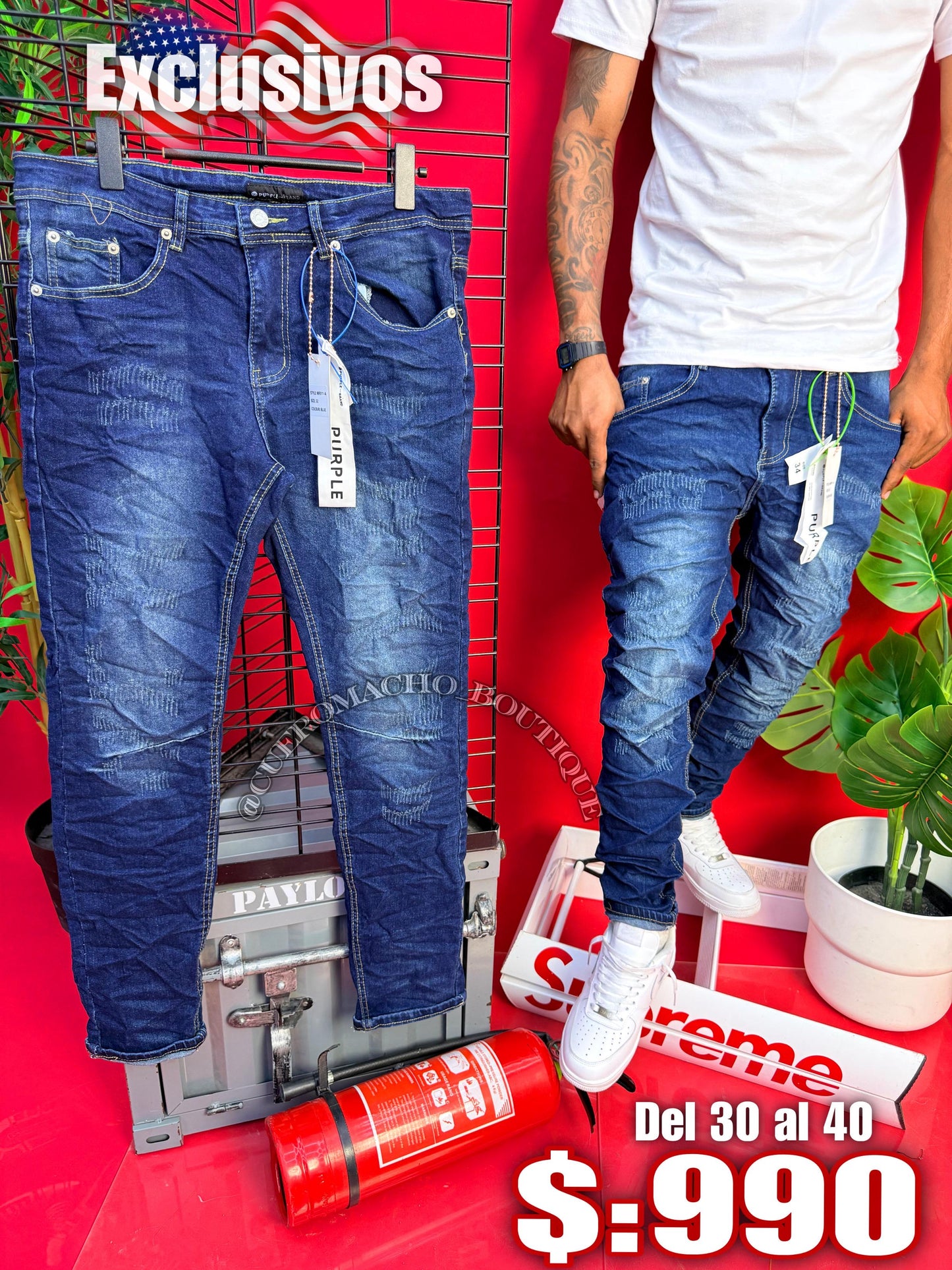 Pantalones purple New Modelo