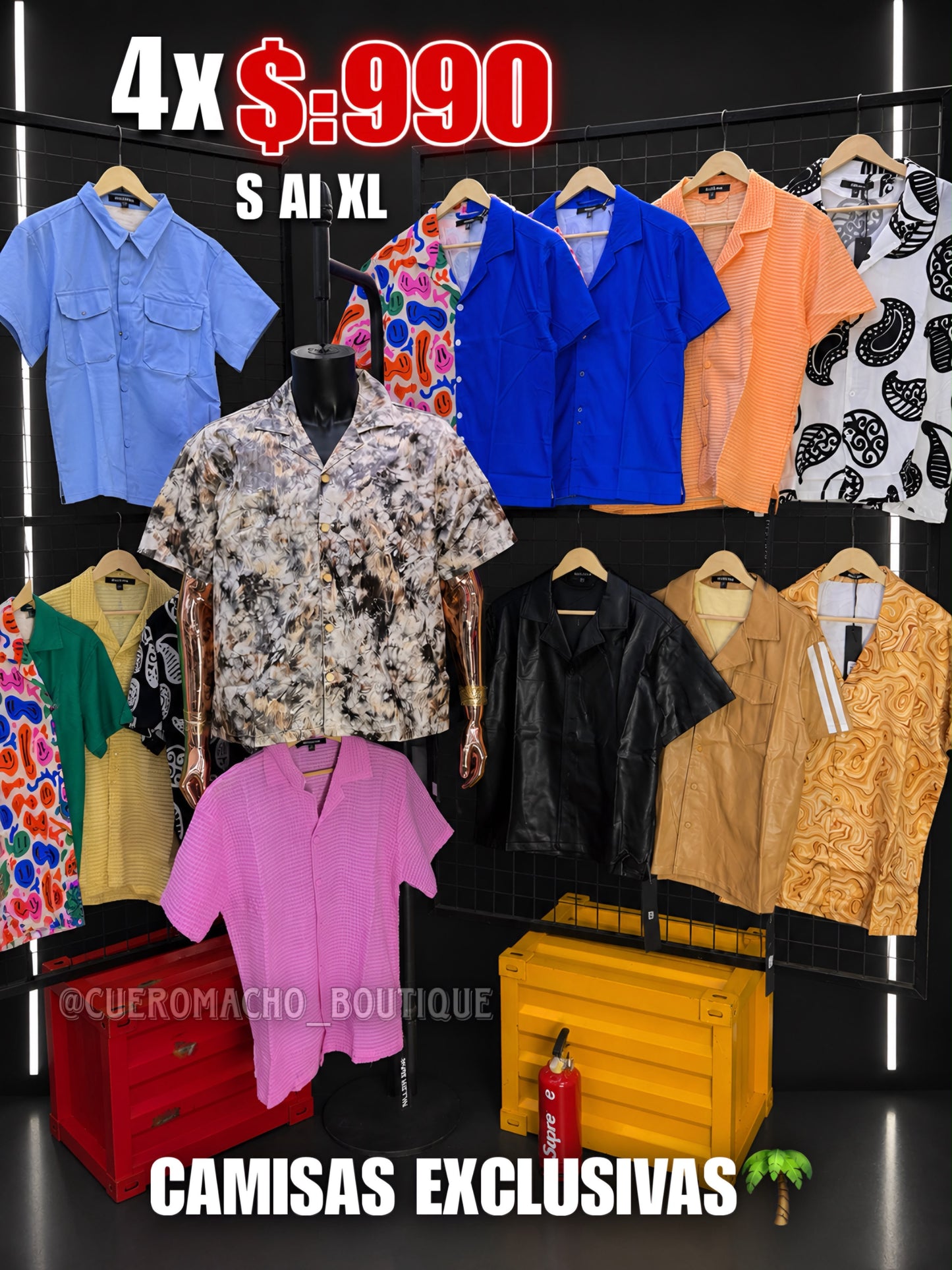 Camisas 4x $:990