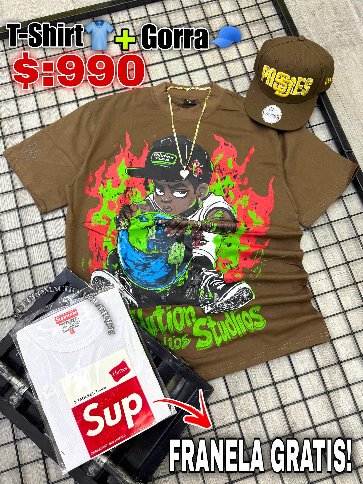 T-shirt + Gorra ( $:990 )
