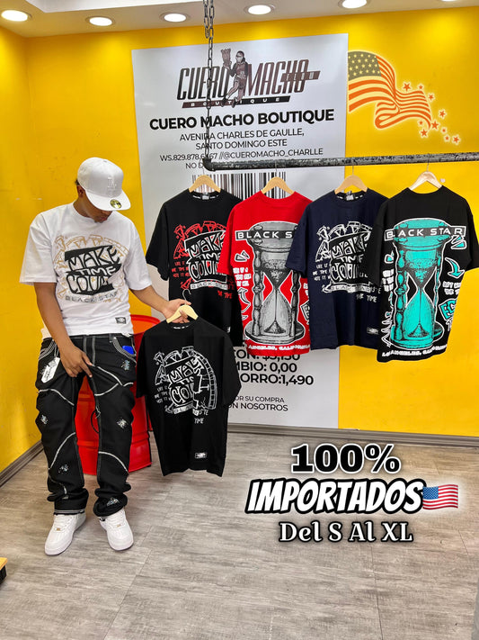 T-shirt Black Stars💎