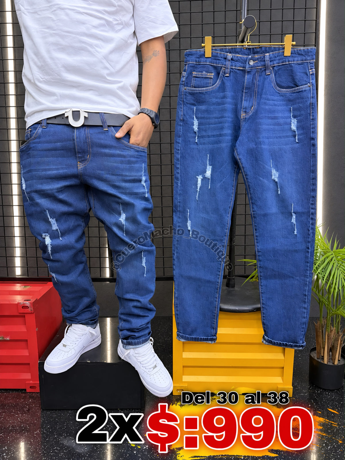 Pantalones sencillos 2x $:990