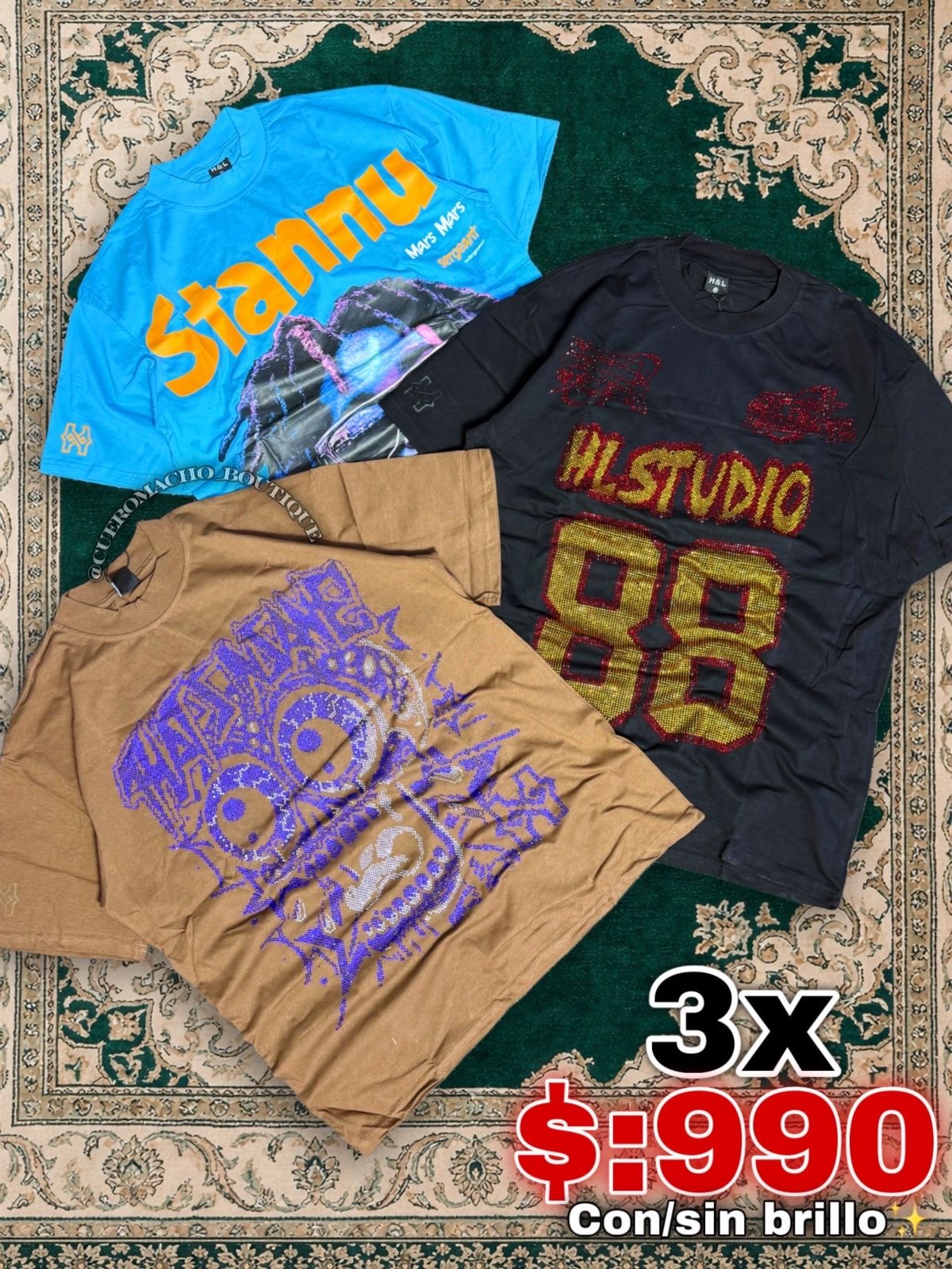 T-shirt de Brillo💎 3x $:990