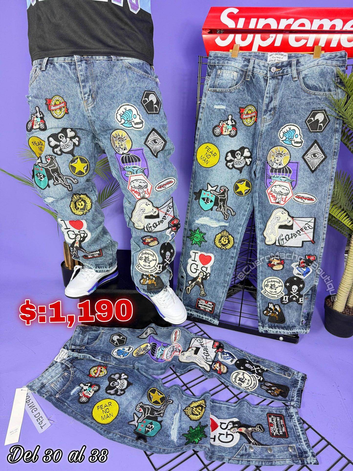 Pantalones Parches 🇺🇸
