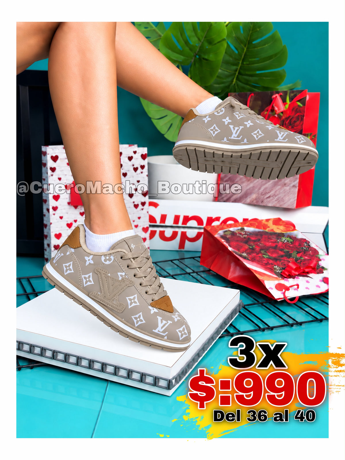 Tenis Fashion Damas 3x $:990