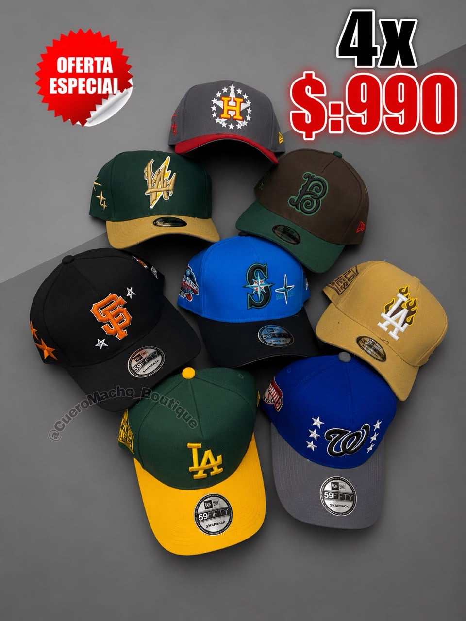 Gorras 4x $:990