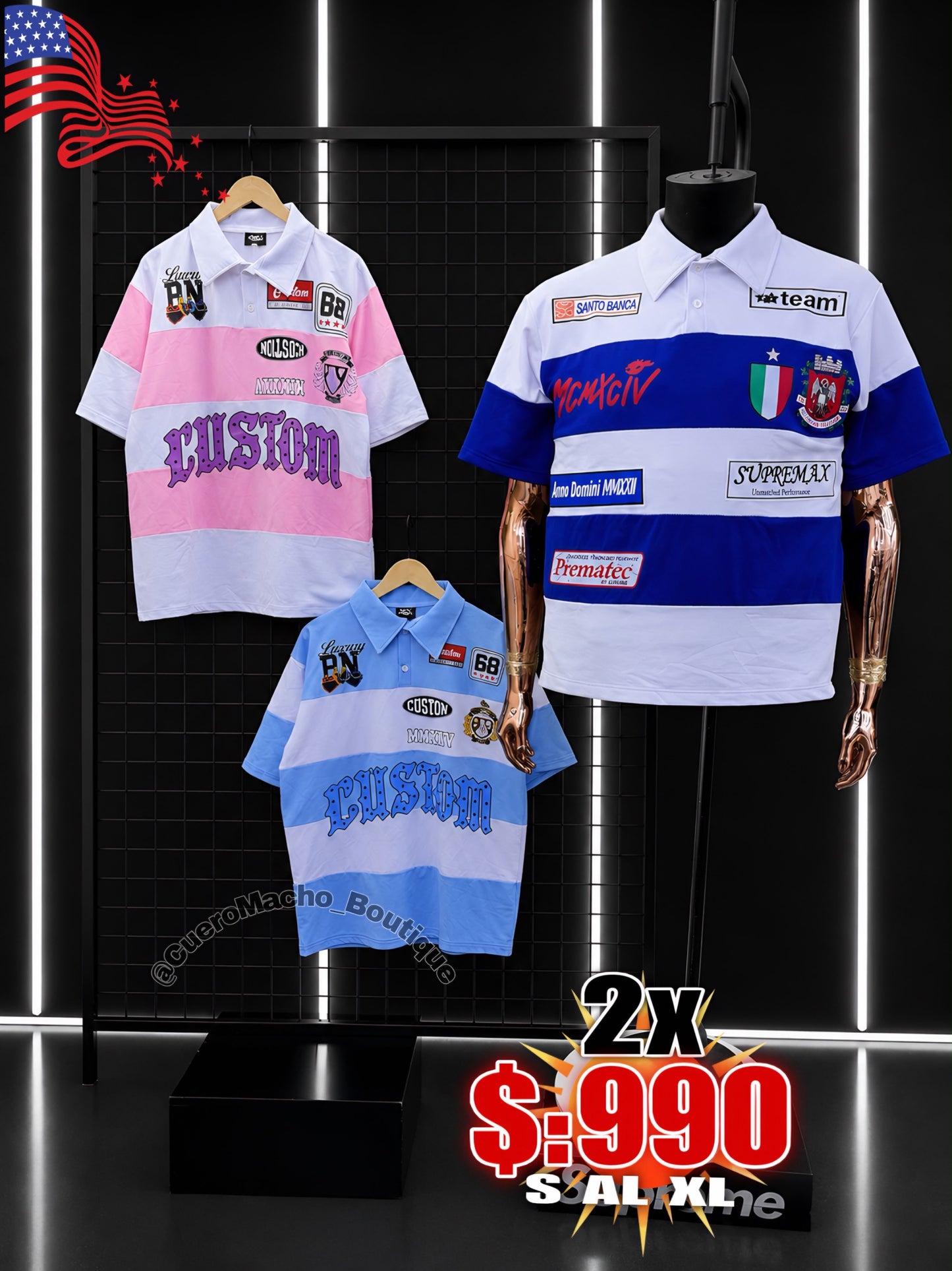 Poloche cuello rayas