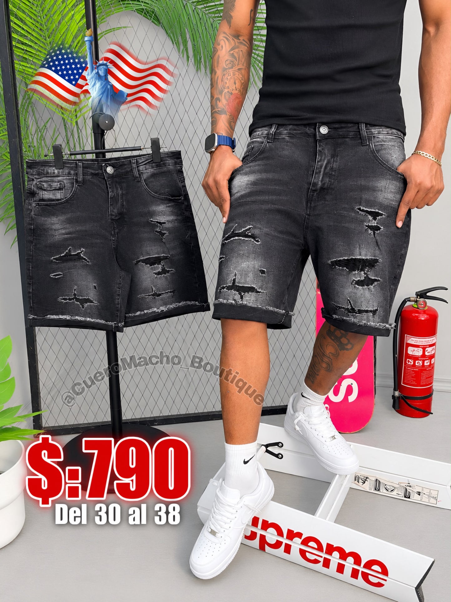 Bermudas Jeans