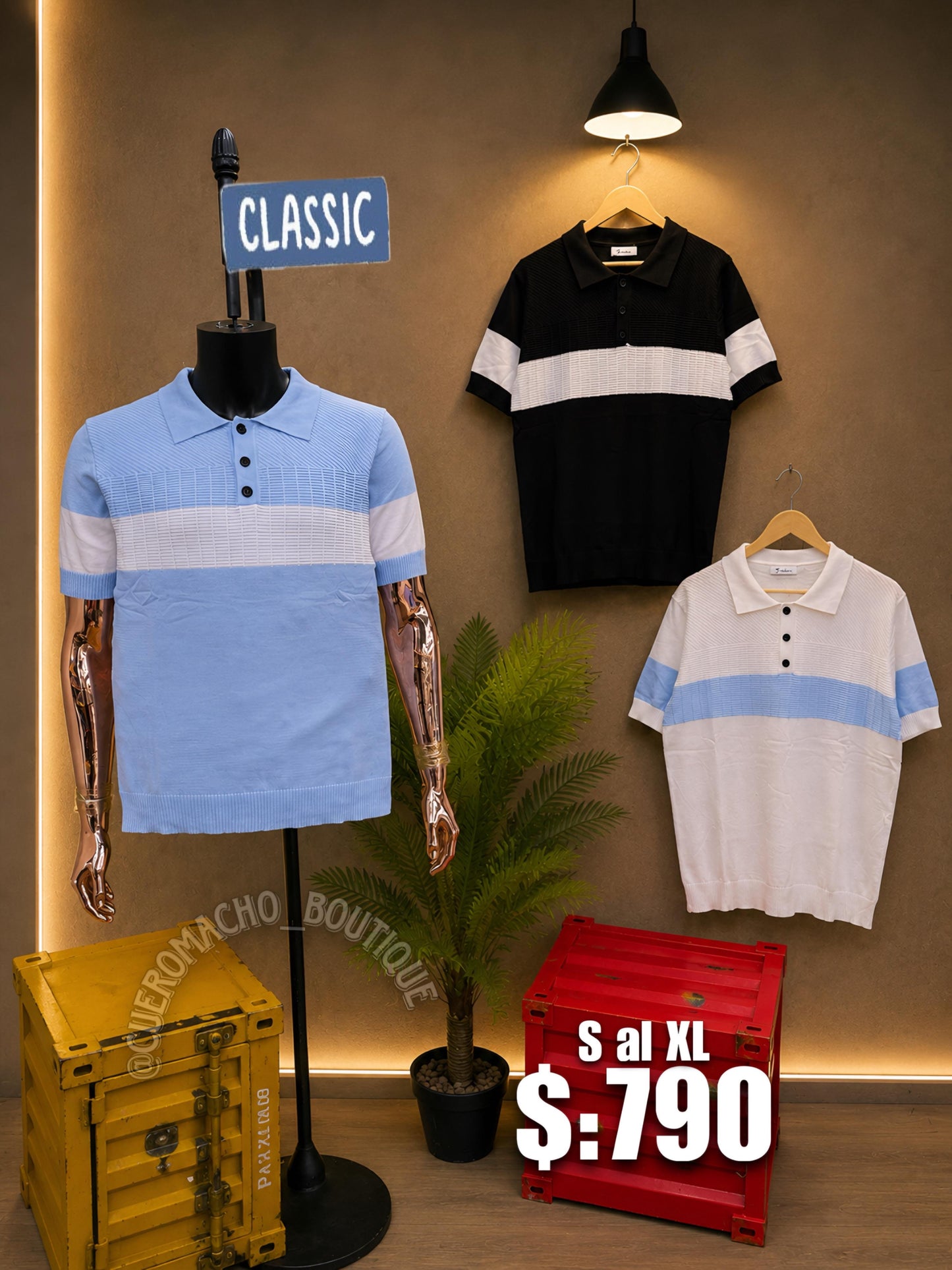T-shirt de cuellos clásicos