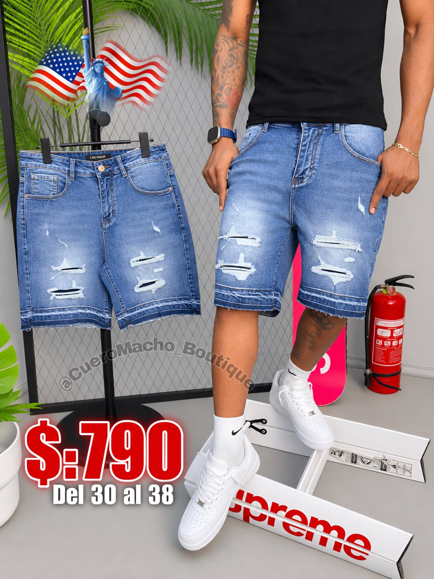 Bermudas Jeans