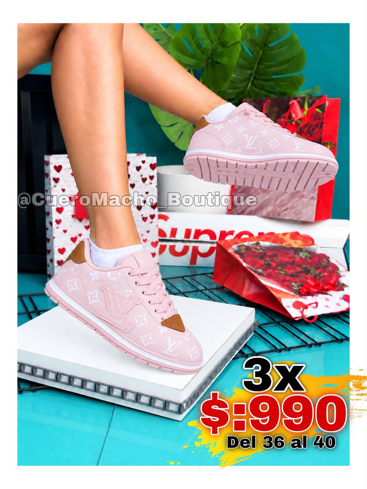 Tenis Fashion Damas 3x $:990