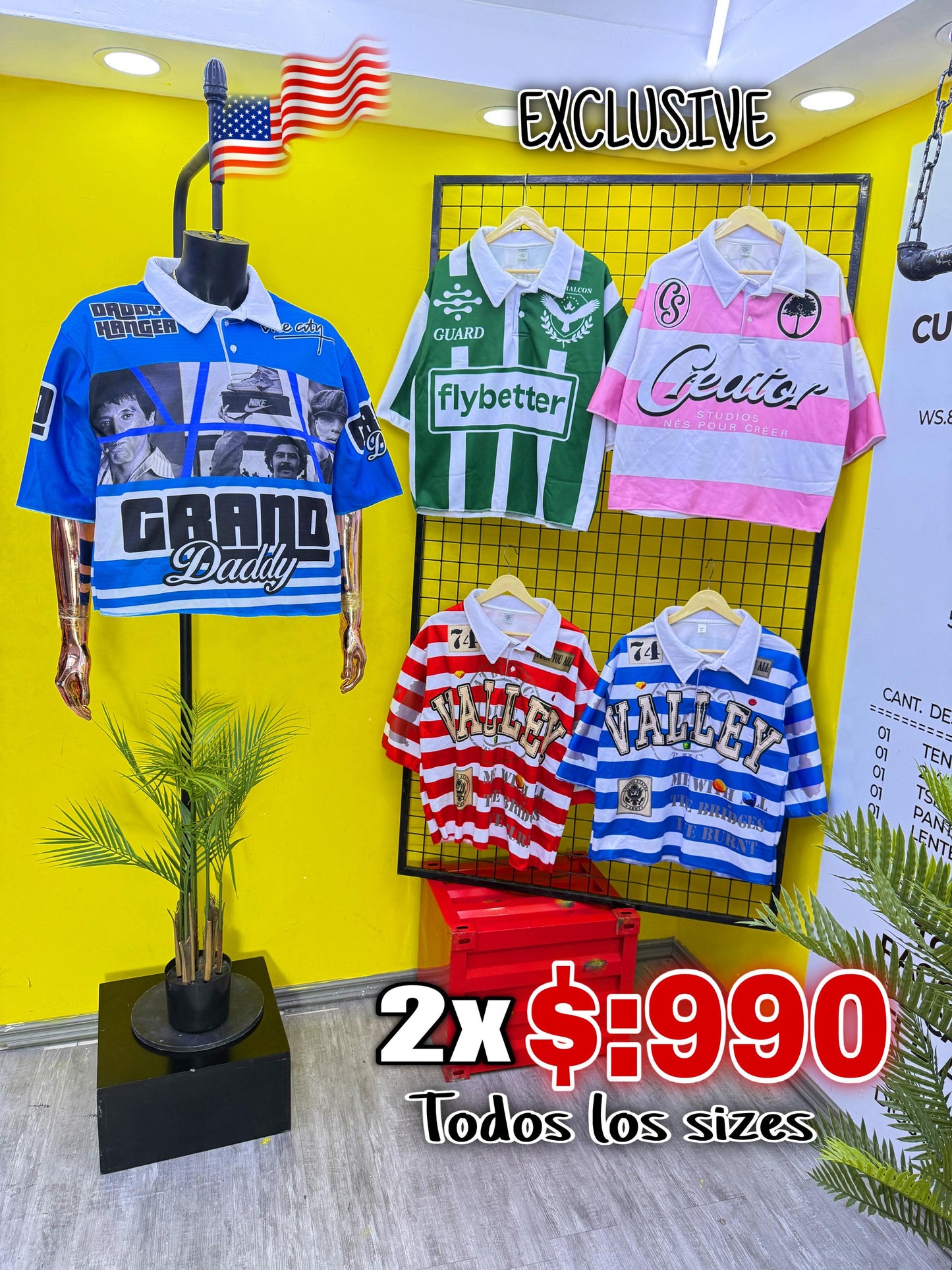T-shirt Rayas oferta 2x $:990