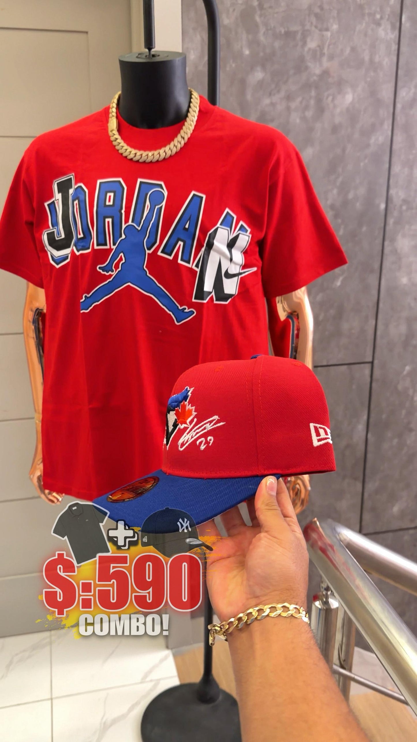 T-shirt + Gorra $:590