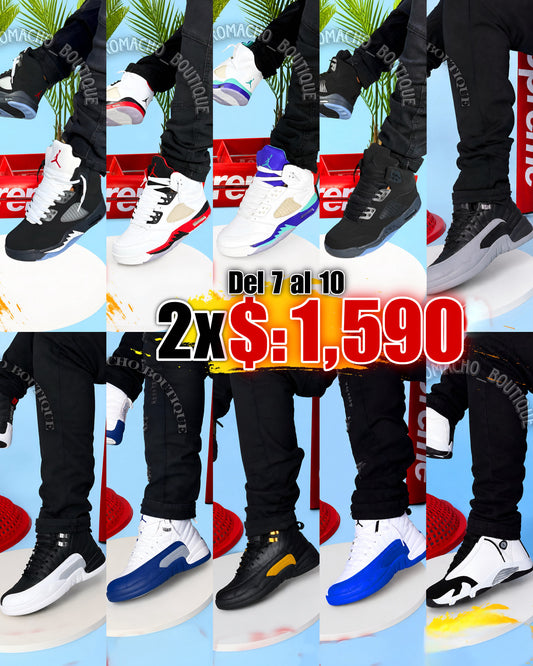 Jordan variados 2x $:1,590