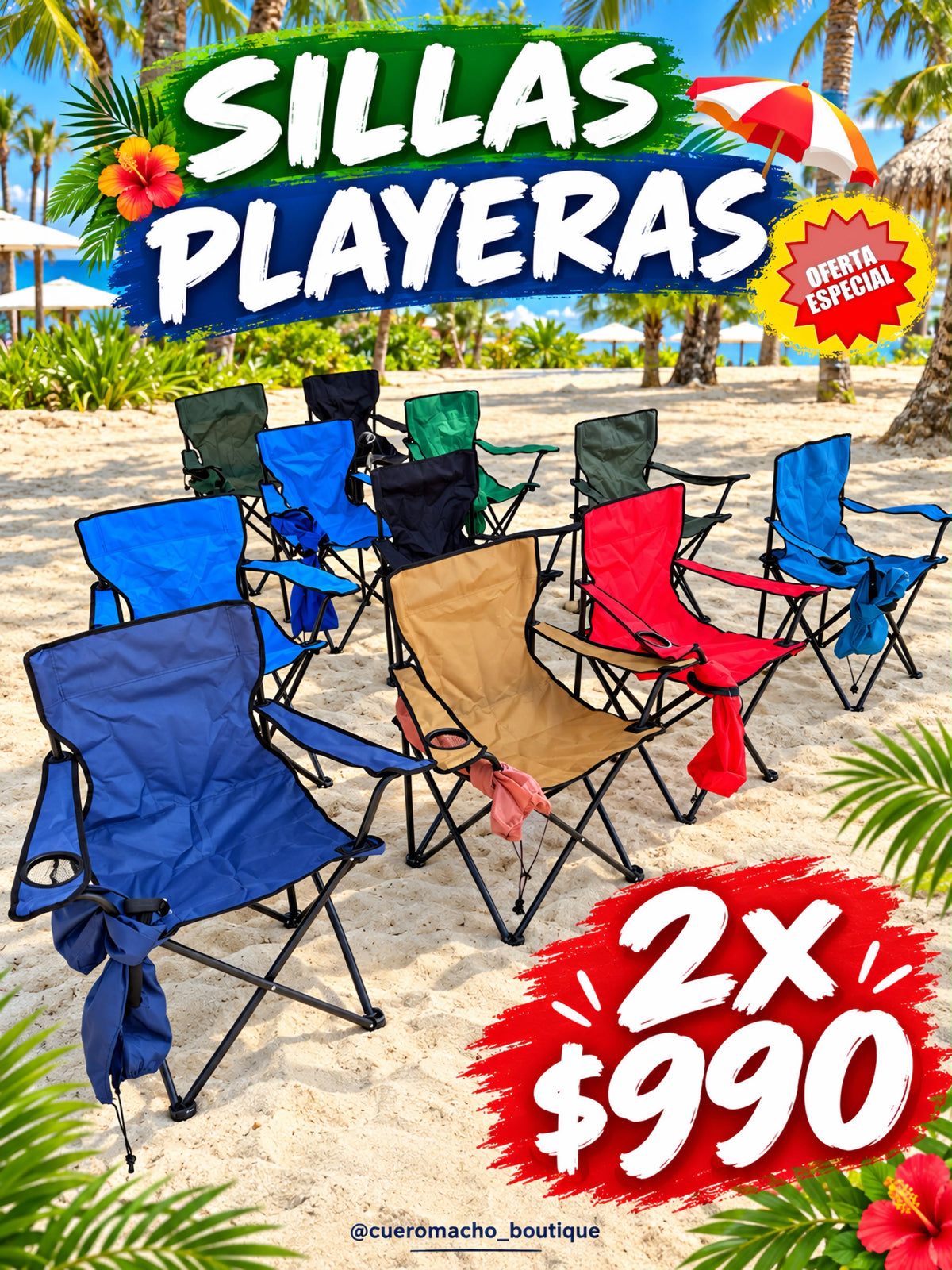 Sillas Playeras 2x $:990