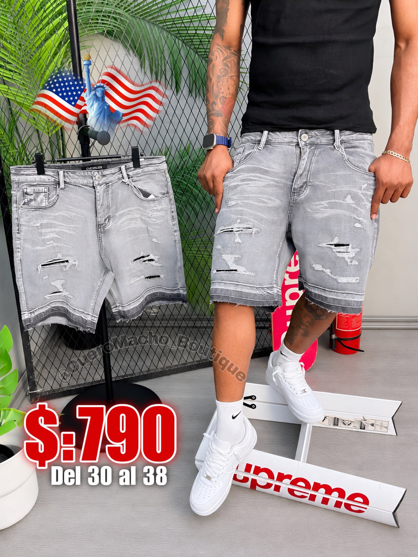 Bermudas Jeans