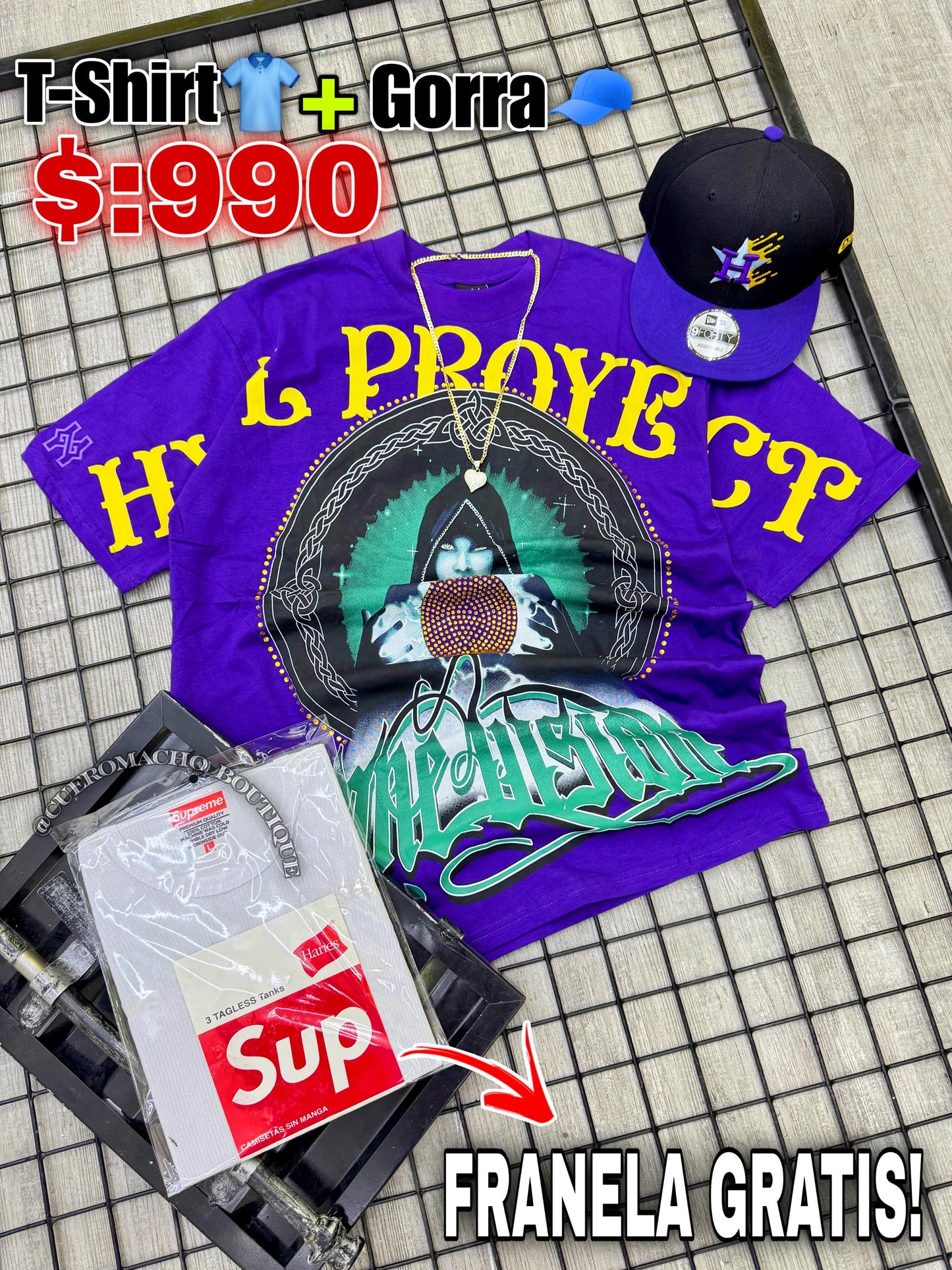 T-shirt + Gorra ( $:990 )
