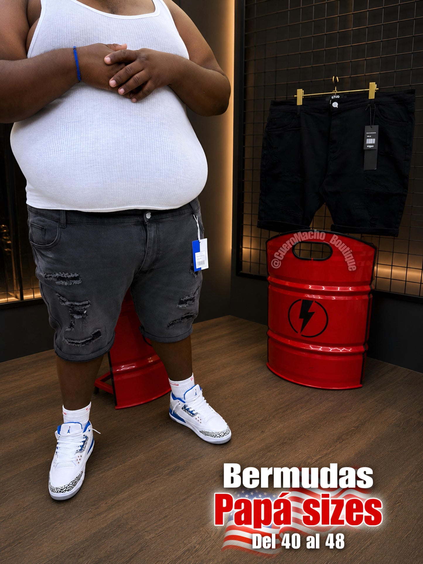 Bermudas PAPÁ Size (para gordos)
