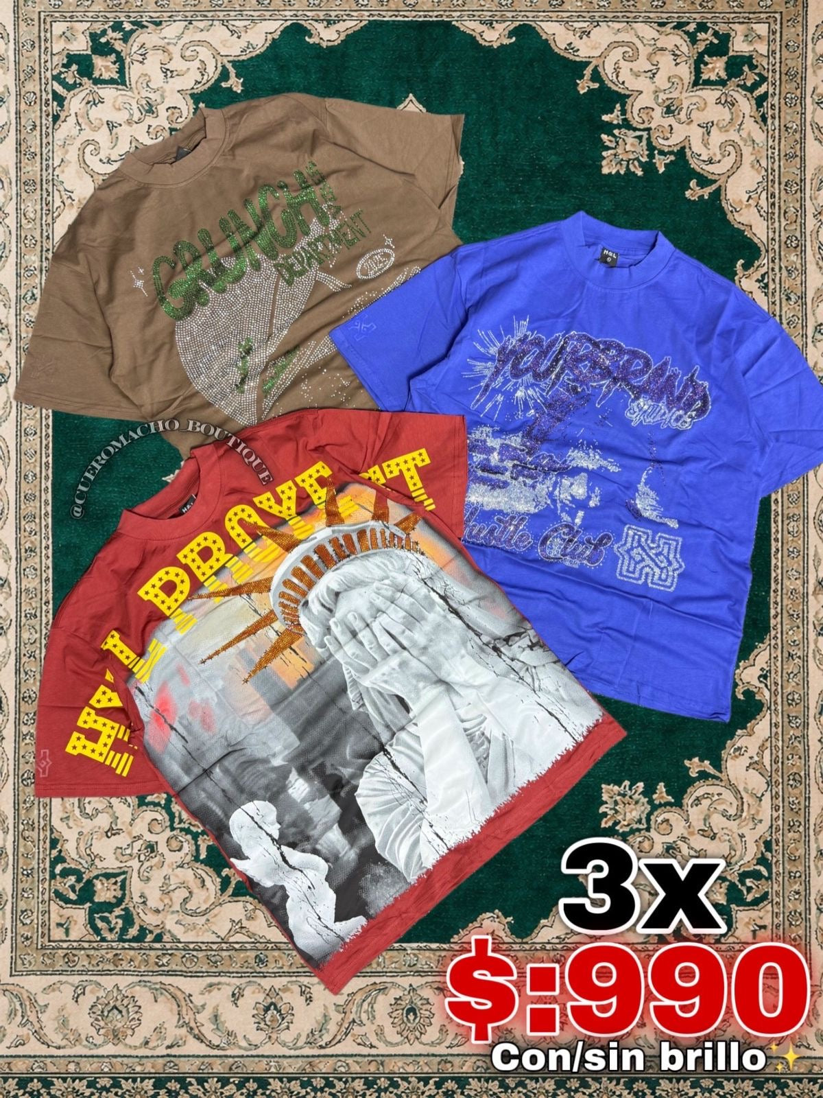 T-shirt de Brillo💎 3x $:990