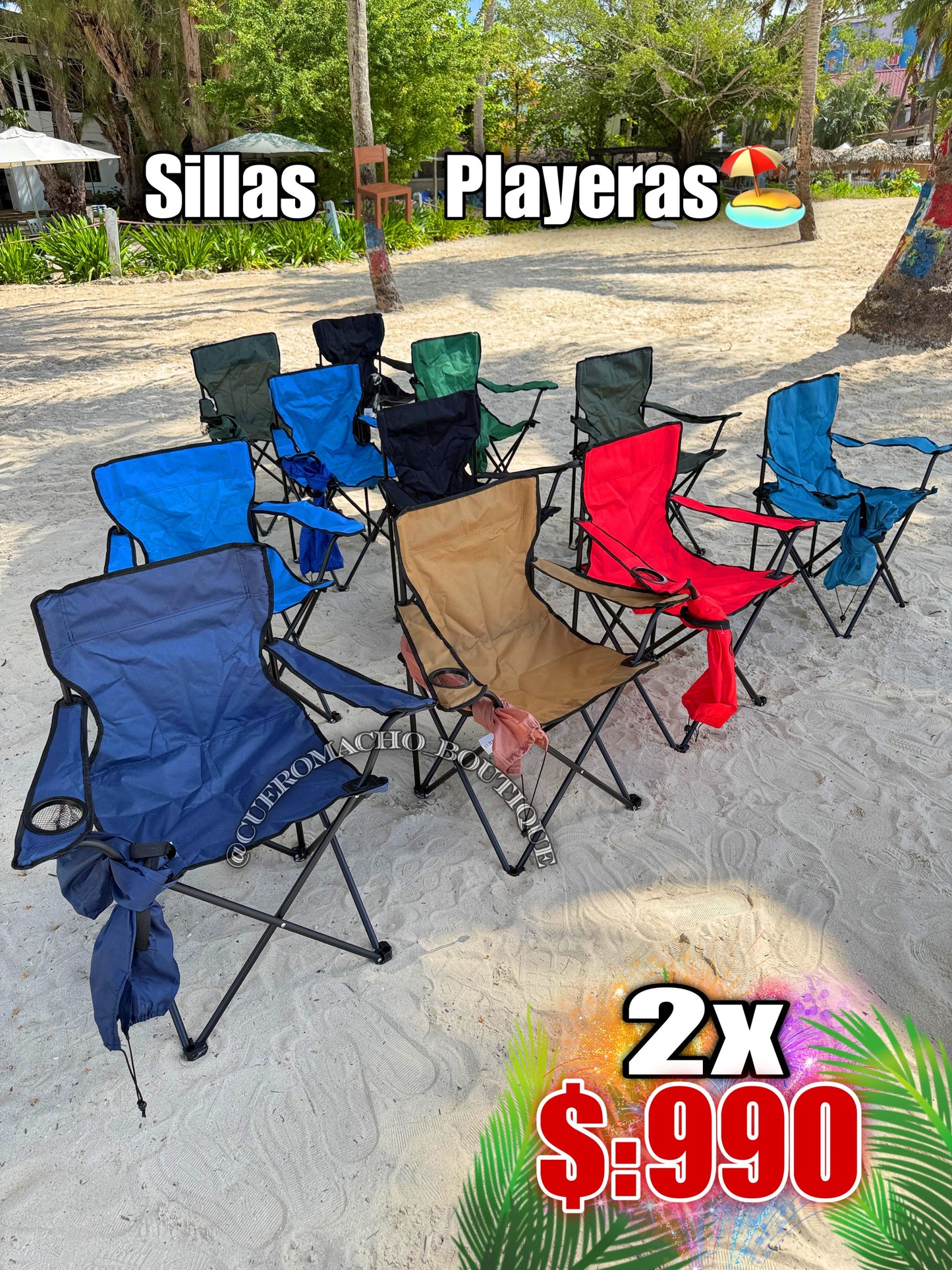 Sillas Playeras 2x $:990