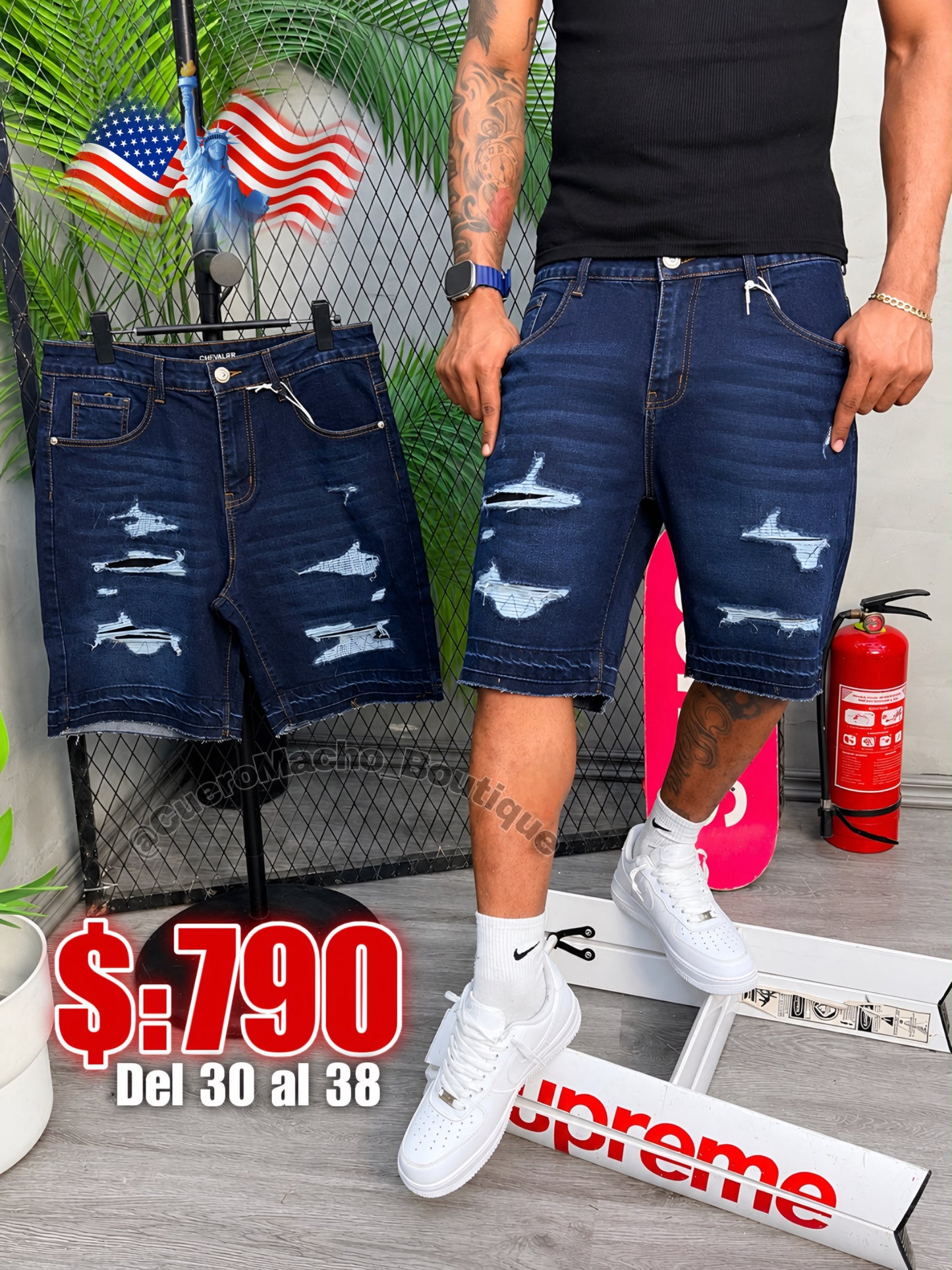 Bermudas Jeans