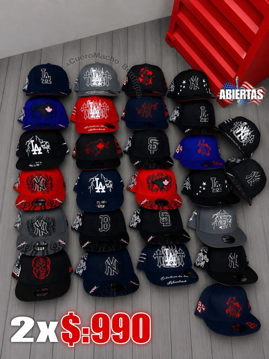 Gorras cerradas y Abiertas 2x$:990